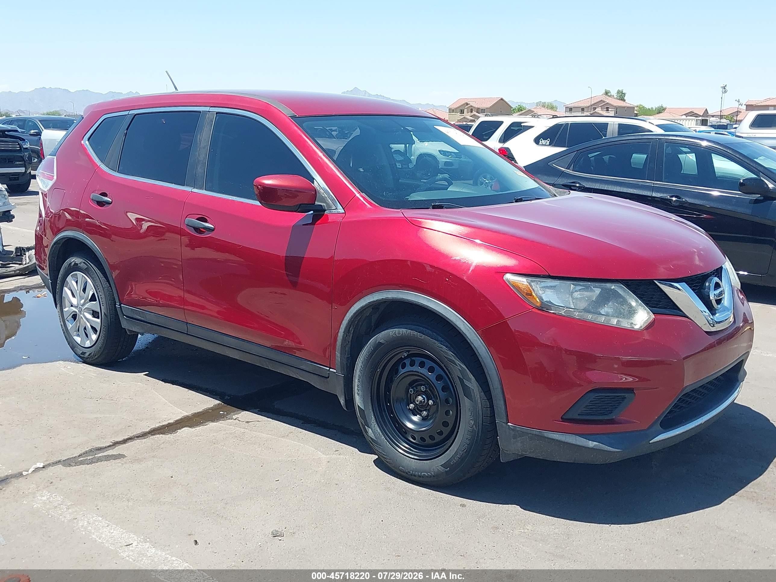 2016 Nissan Rogue SV, VIN KNMAT2MT6GP650030 — Side
