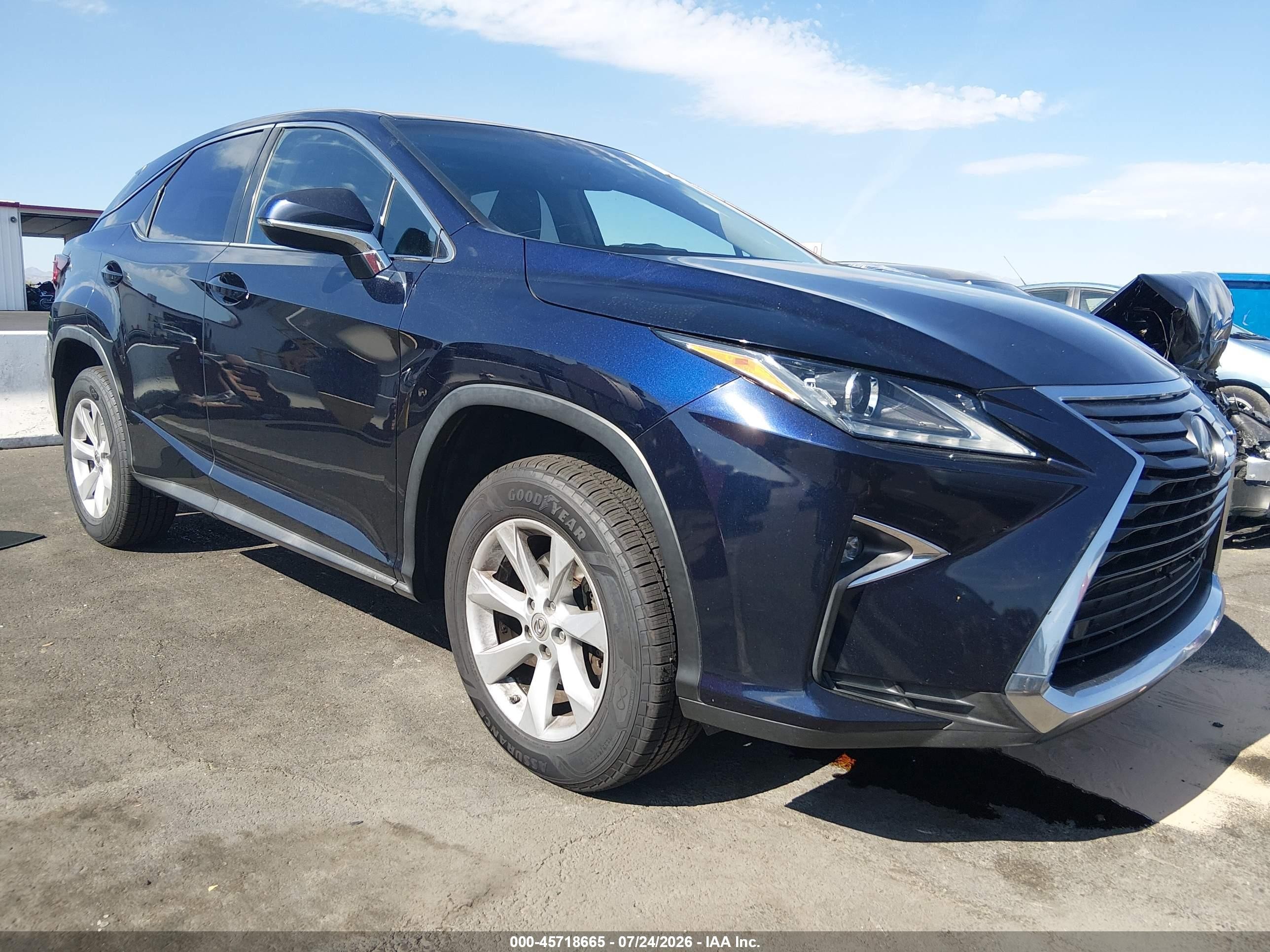 2016 Lexus RX 350, VIN 2T2ZZMCA0GC003761 — Rear end