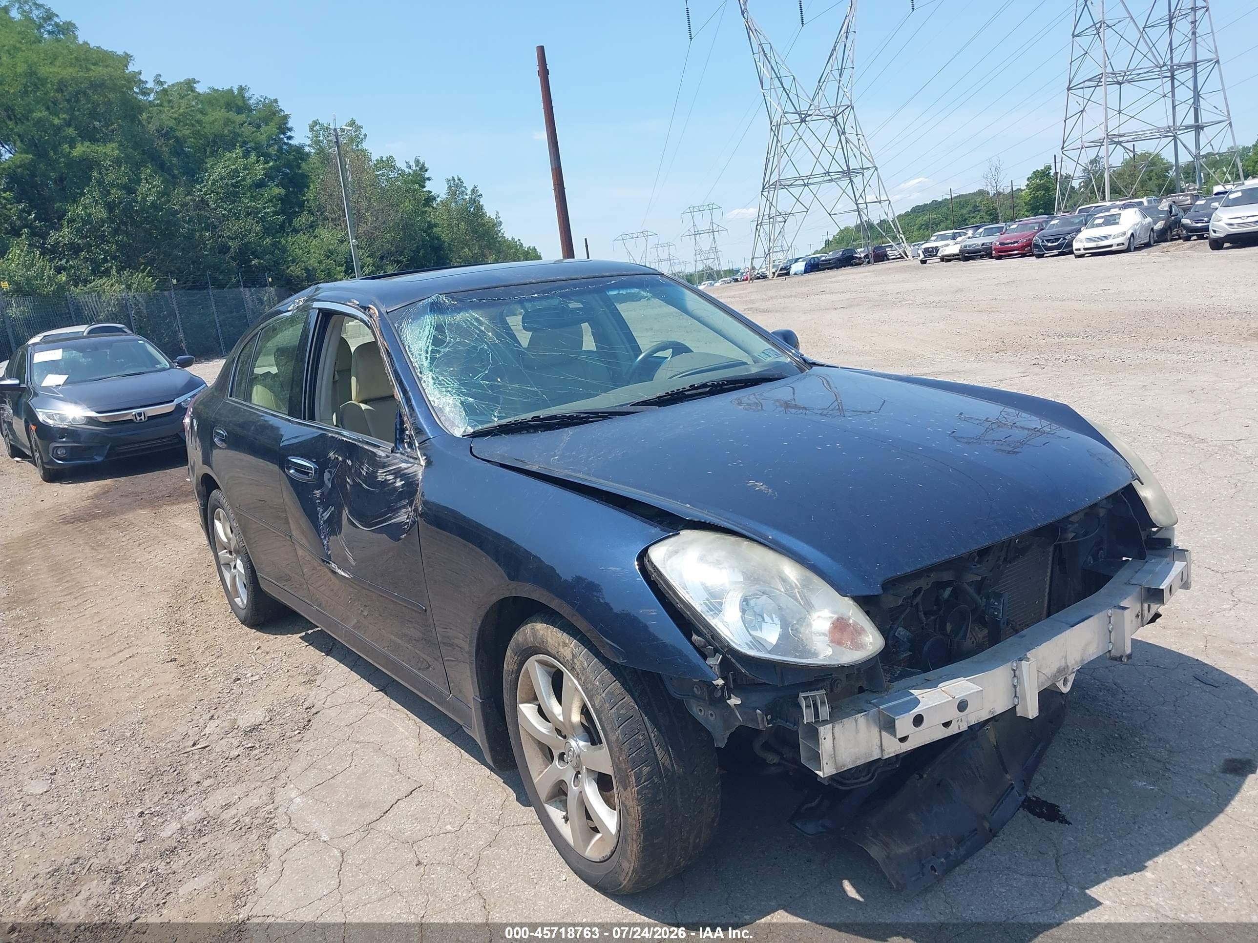 2006 Infiniti G35, VIN JNKCV51F76M606992 — Front end
