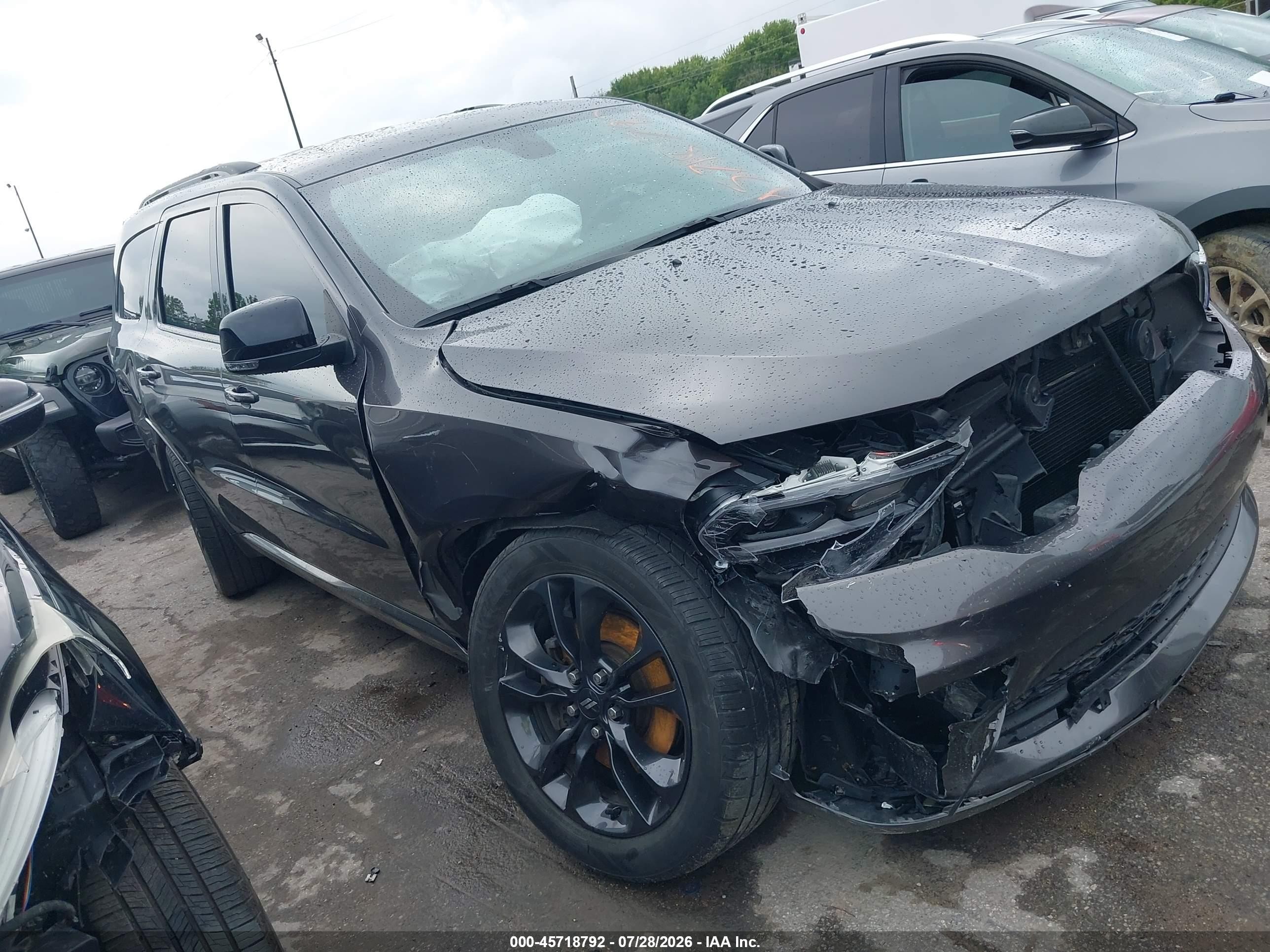 2021 Dodge Durango GT Plus, VIN 1C4RDJDG8MC579266 — Front end