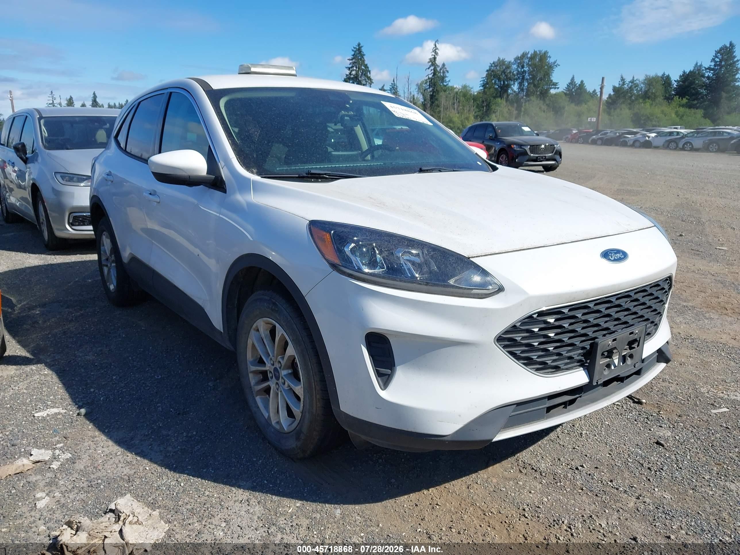 2020 Ford Escape SE, VIN 1FMCU9G61LUB06532 — Бок