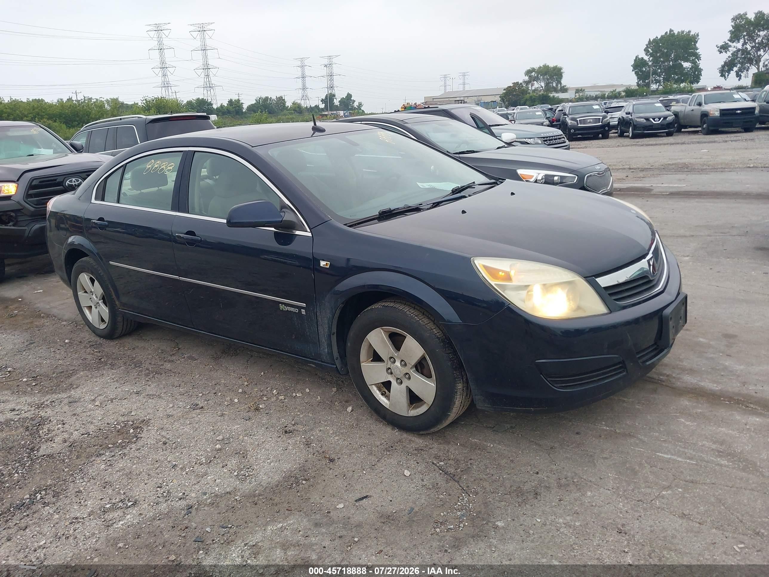 2007 Saturn Aura Green Line, VIN 1G8ZR57587F261082 — Обычный износ