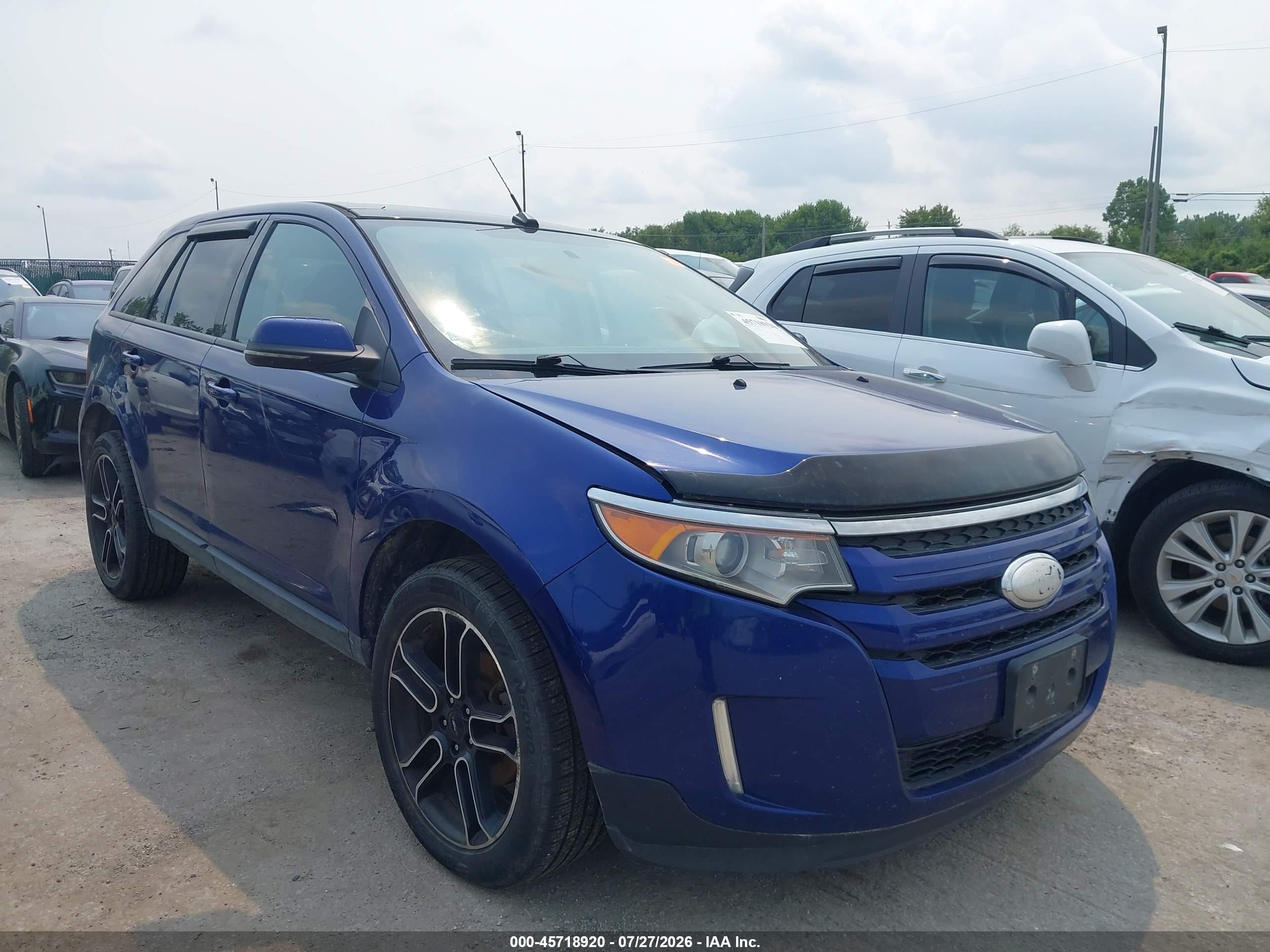 2013 Ford Edge SEL, VIN 2FMDK4JC7DBA04963 — Side