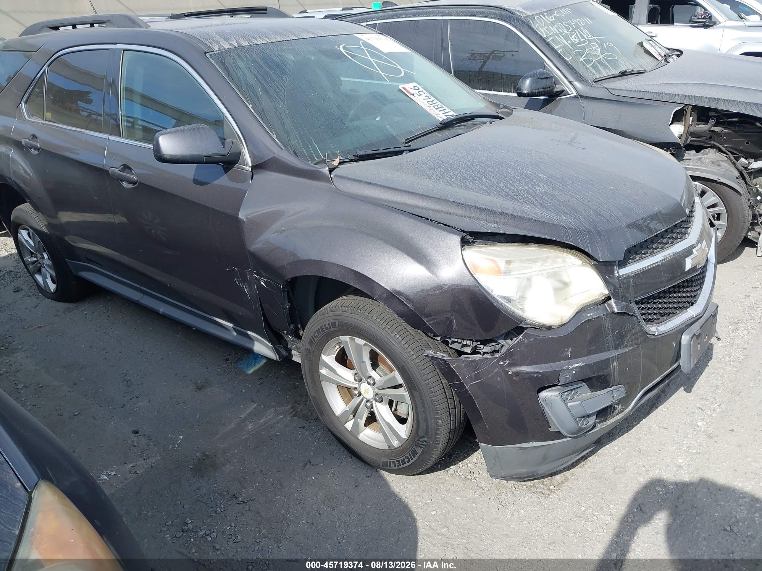 2015 Chevrolet Equinox LT, VIN 2GNALBEKXF6153817 — Front end