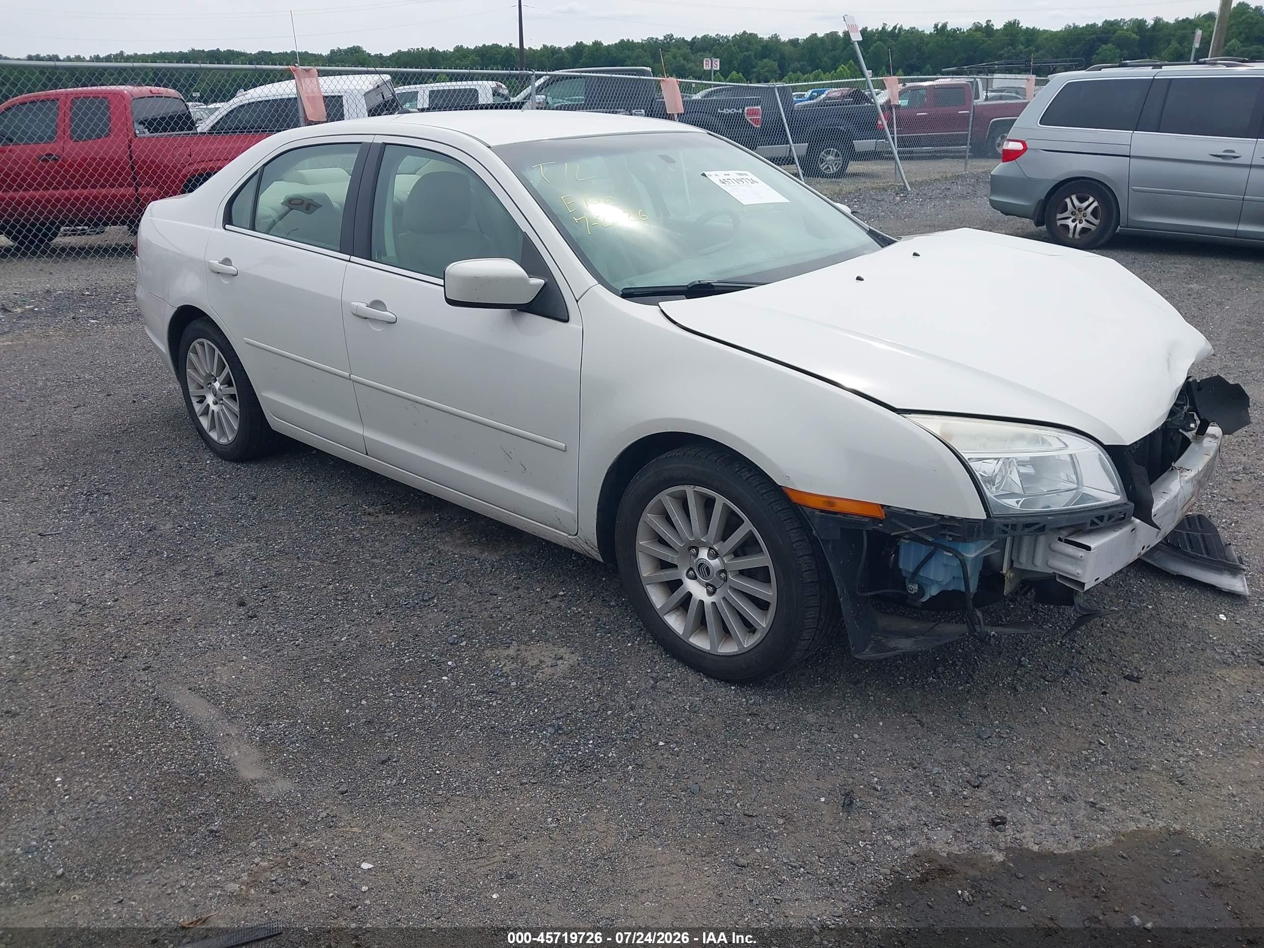 2009 Mercury Milan Premier, VIN 3MEHM08119R628133 — Front end