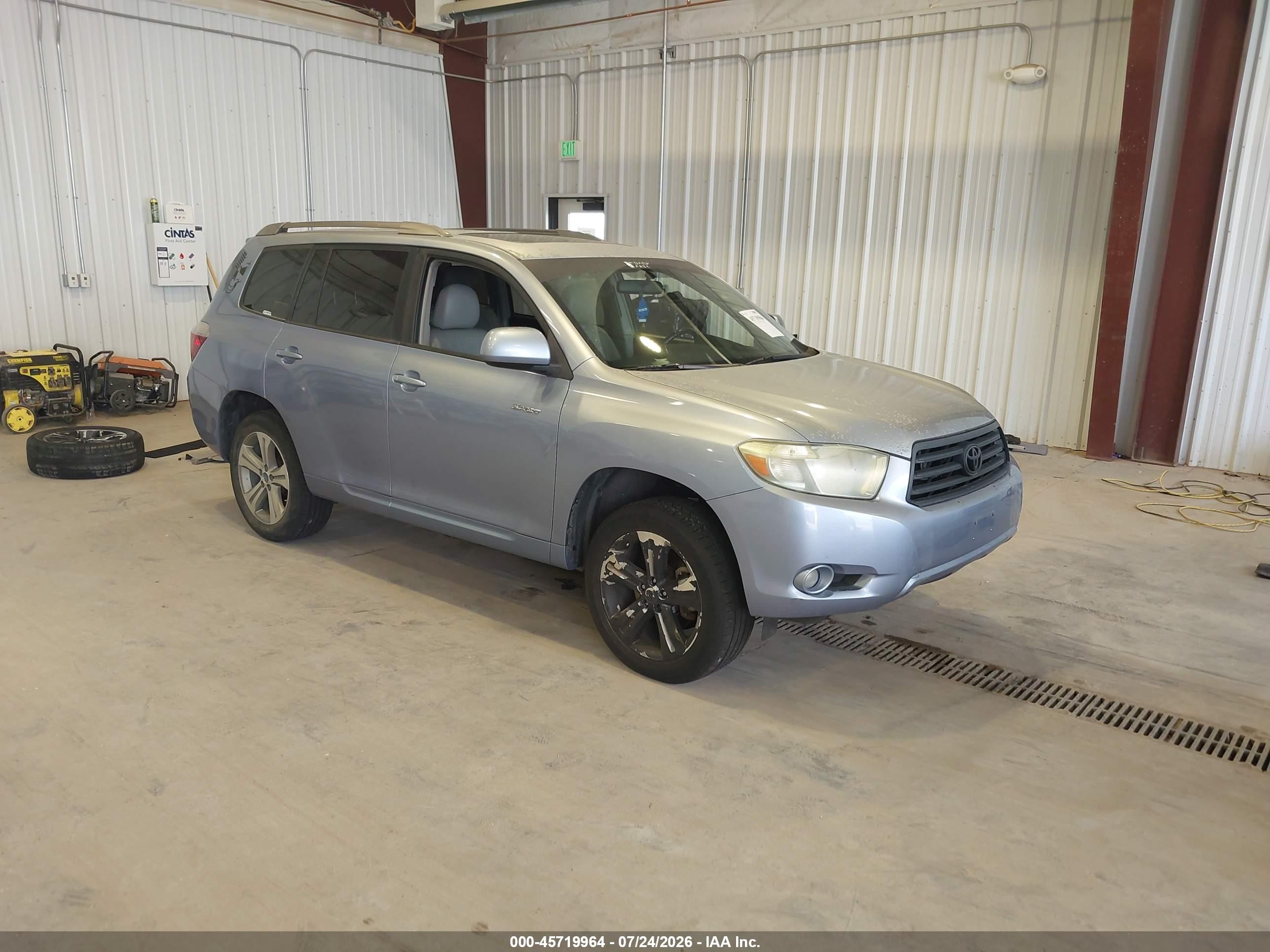 2008 Toyota Highlander Sport, VIN JTEDS43AX82051430 — Normal wear