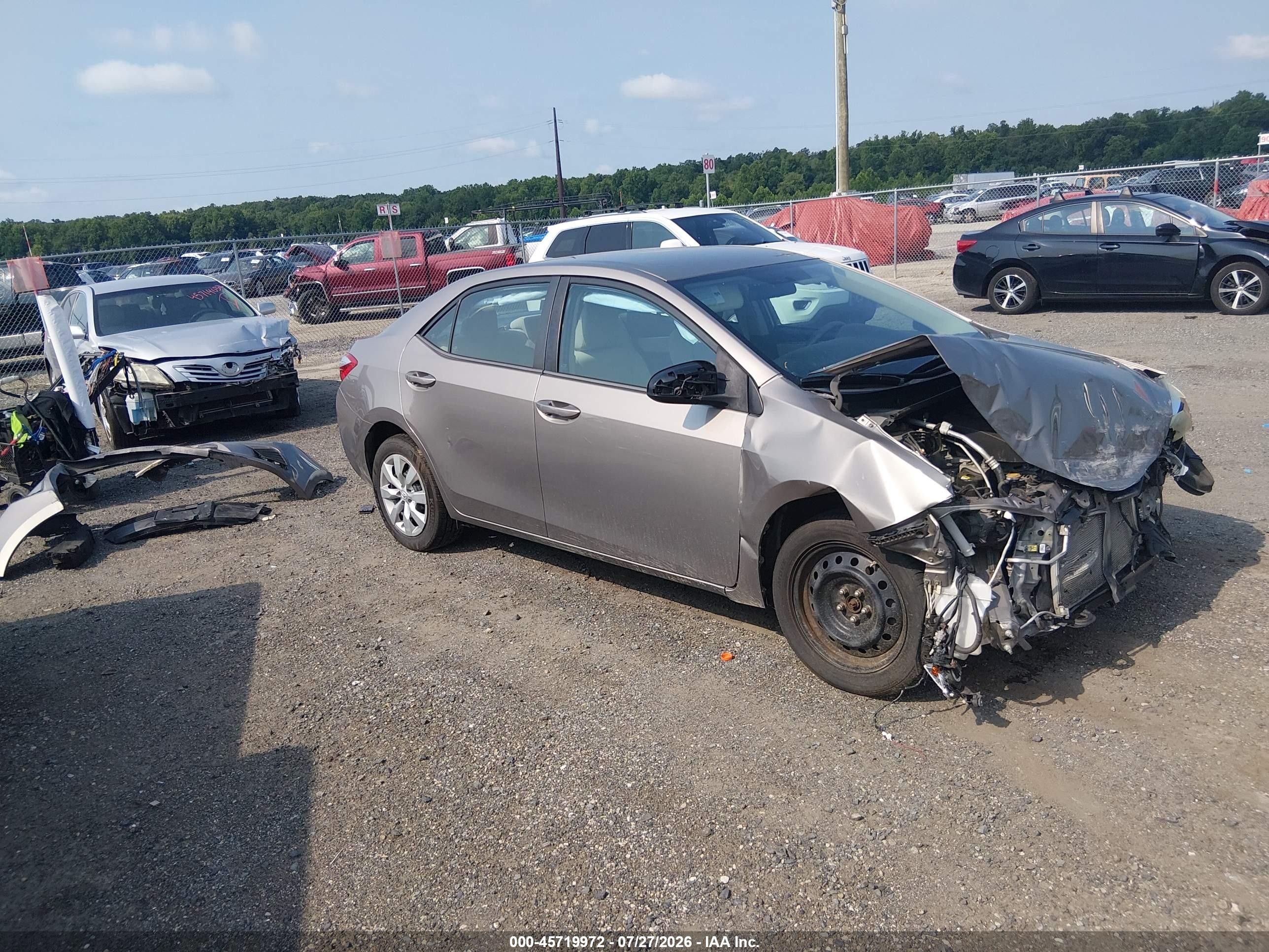 2014 Toyota Corolla S Plus, VIN 2T1BURHE1EC224795 — Front end