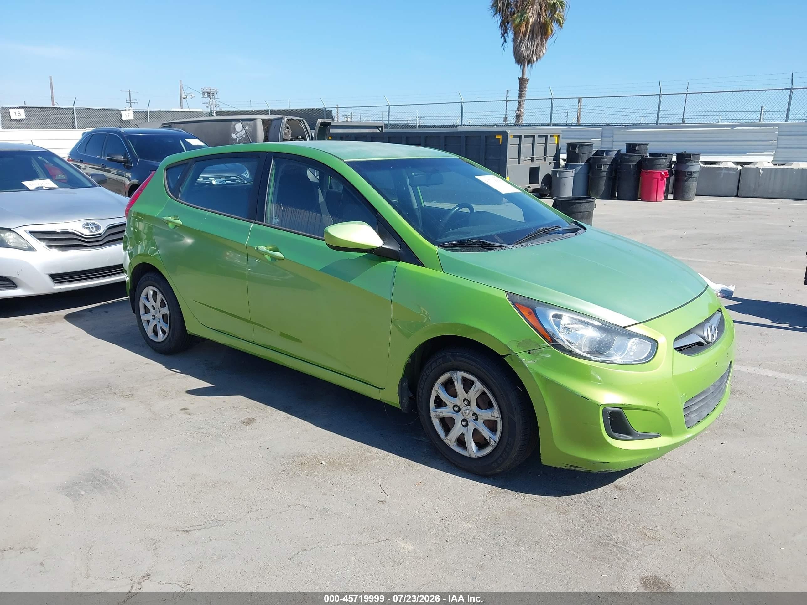 2012 Hyundai Accent GS, VIN KMHCT5AE0CU017014 — Normal wear