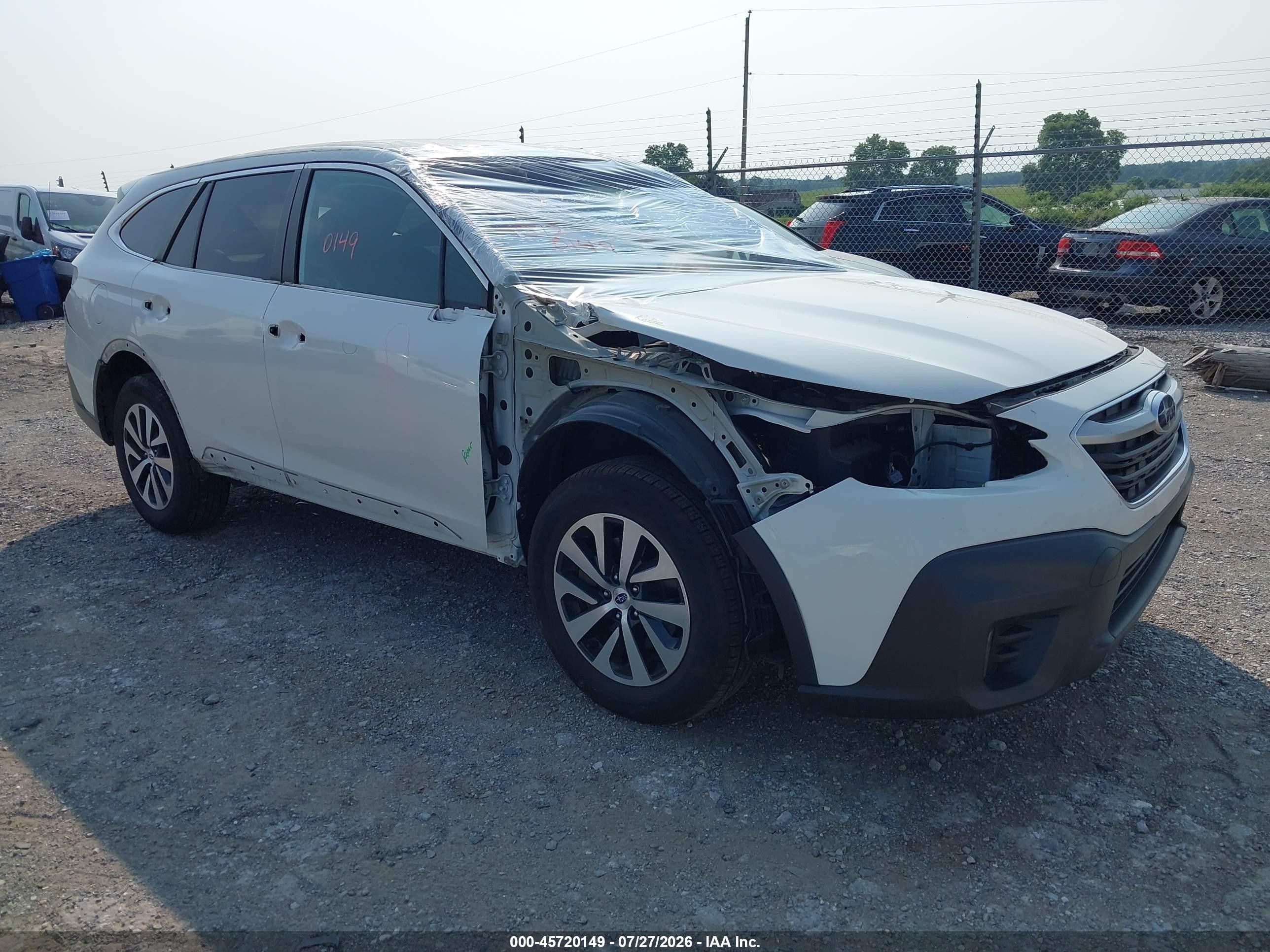 2022 Subaru Outback Premium, VIN 4S4BTADC8N3103257 — По всему кузову