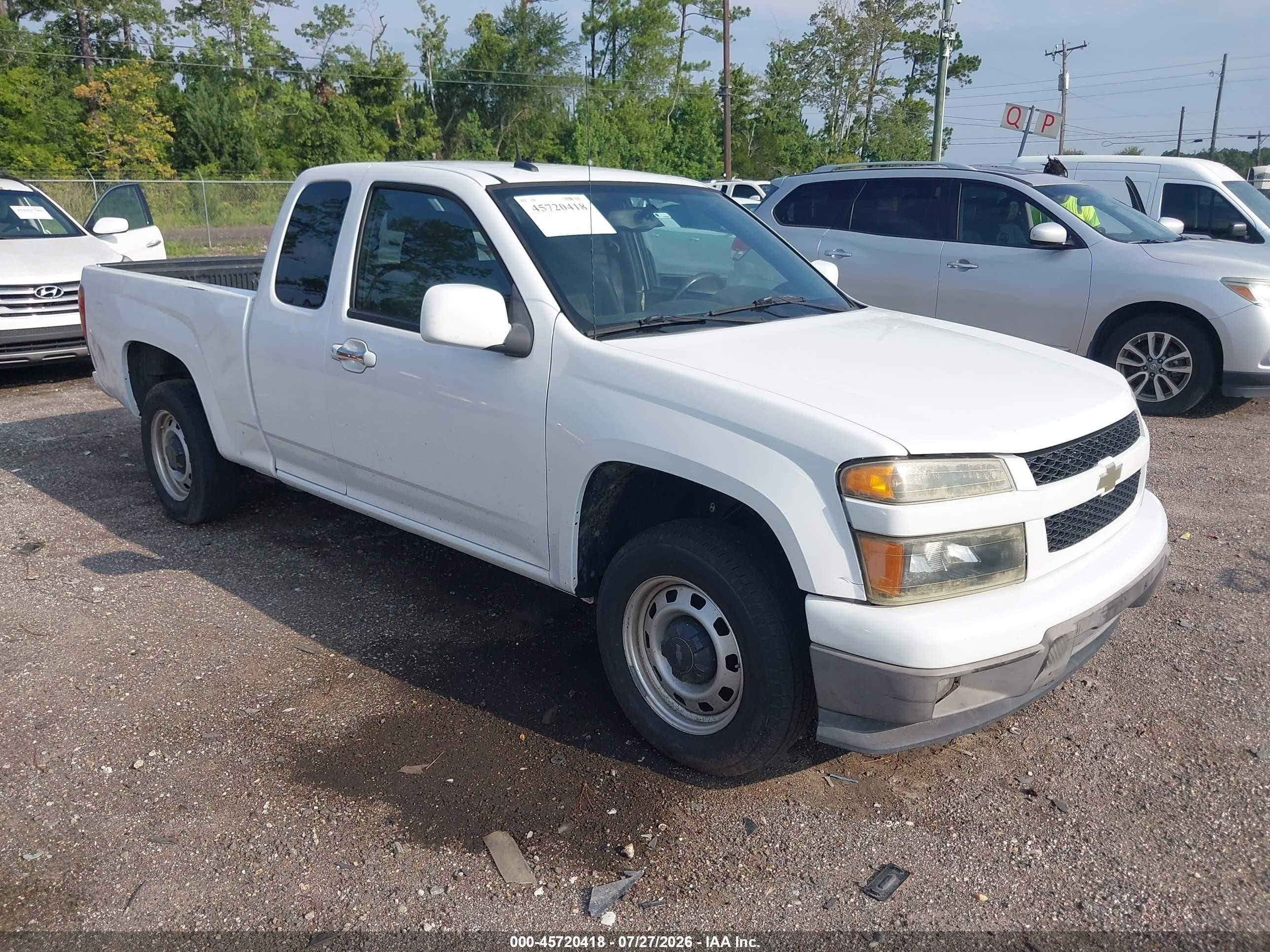 2010 Chevrolet Colorado Work Truck, VIN 1GCESBDE8A8120746 — Not stated