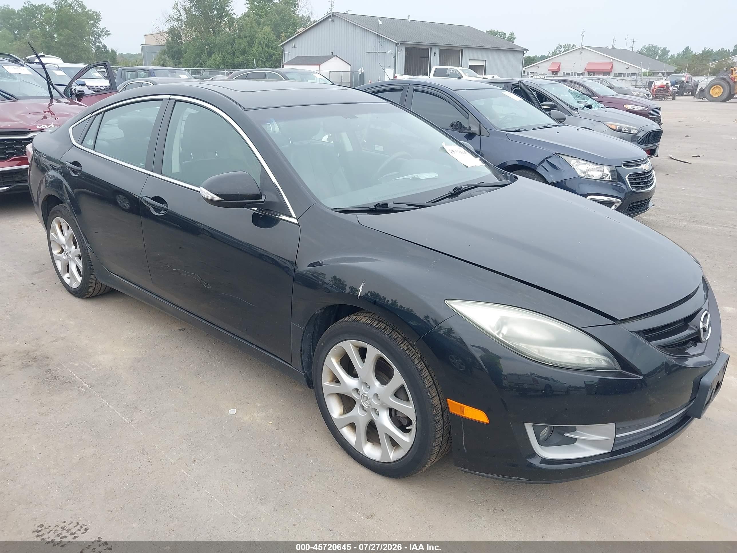 2012 Mazda 6 S Grand Touring, VIN 1YVHZ8CB9C5M01794 — Rear end