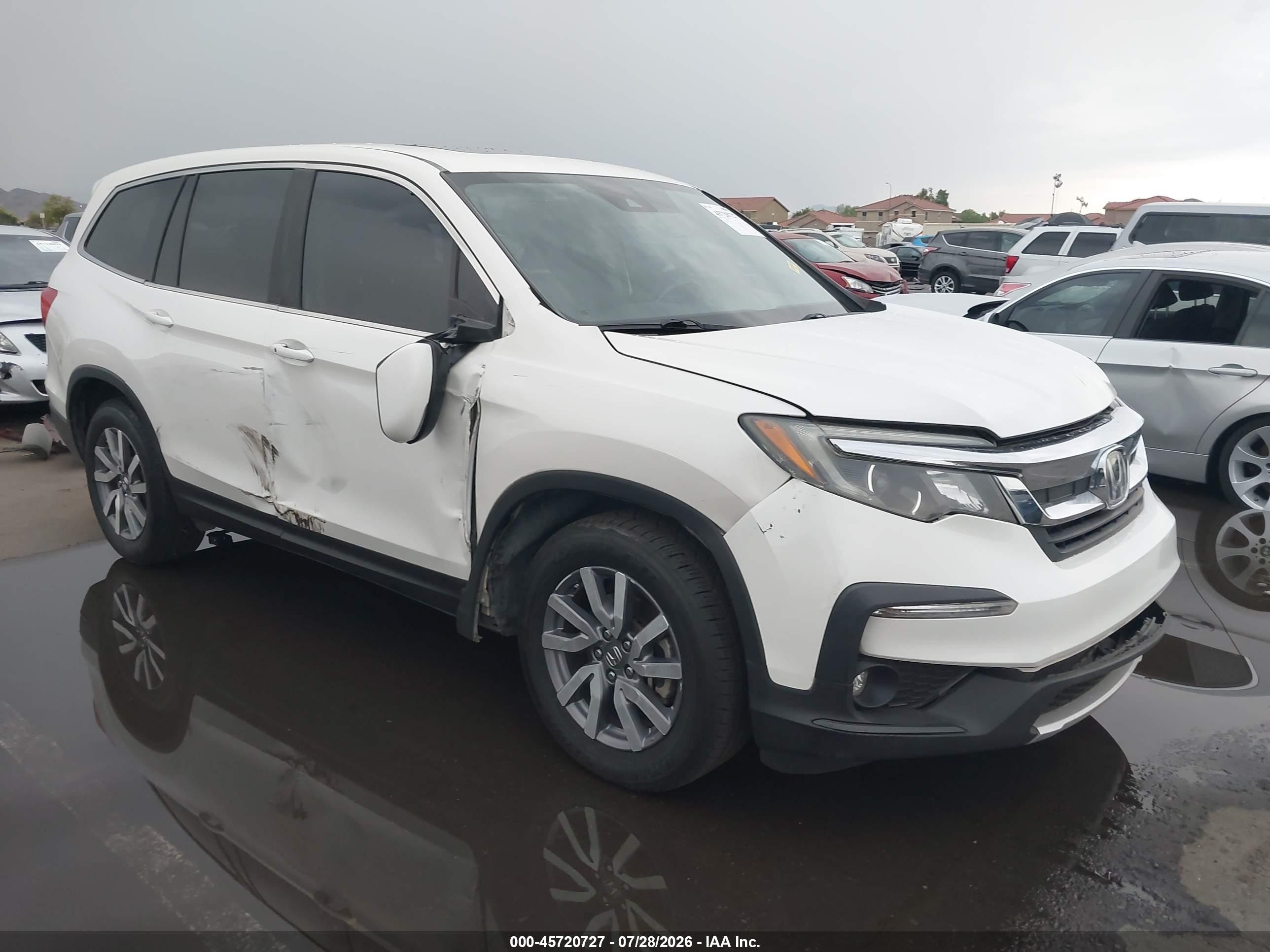 2019 Honda Pilot EX-L, VIN 5FNYF5H51KB035326 — Side