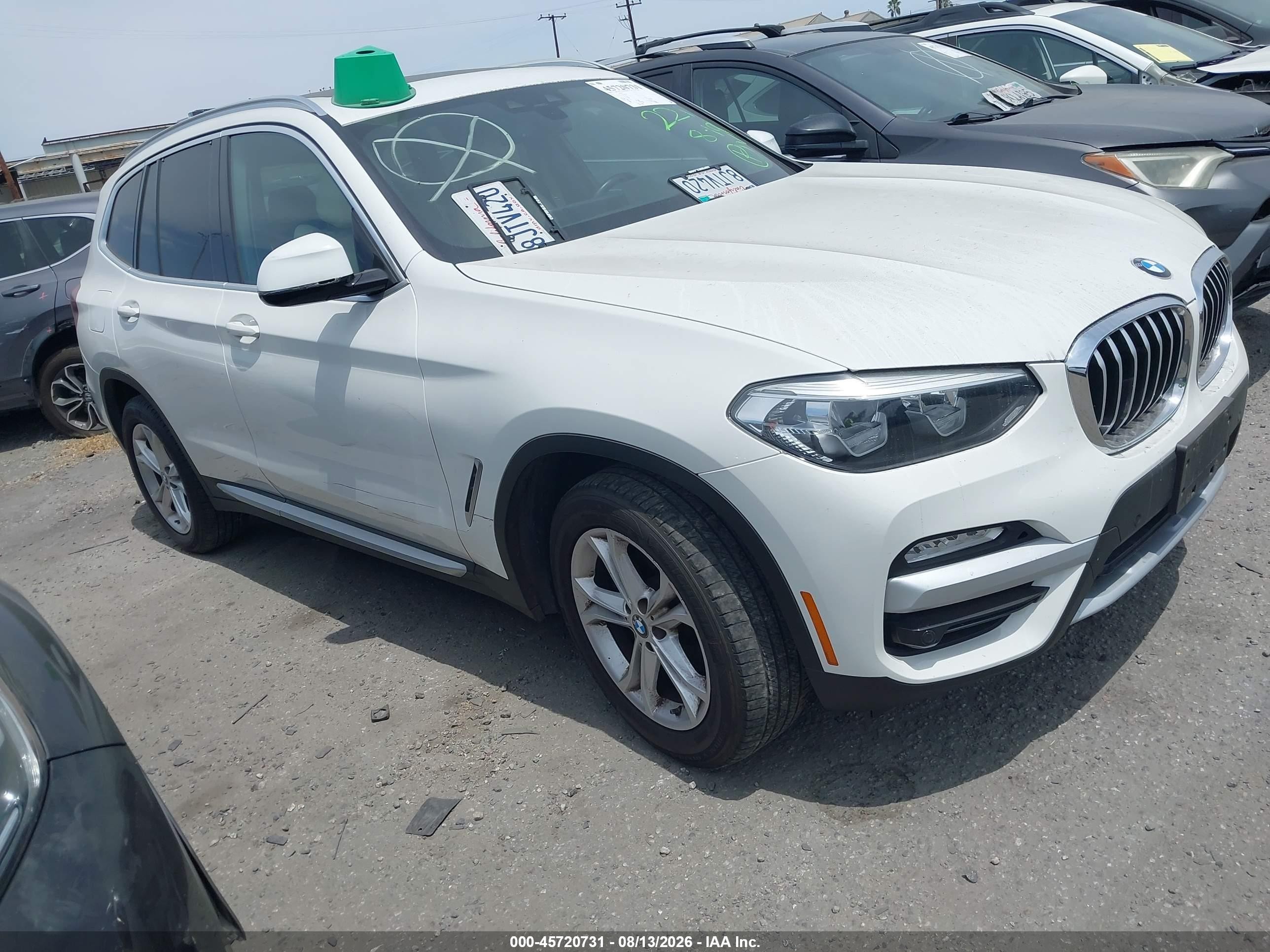 2019 BMW X3 sDrive30i, VIN 5UXTR7C58KLR46169 — Rear end