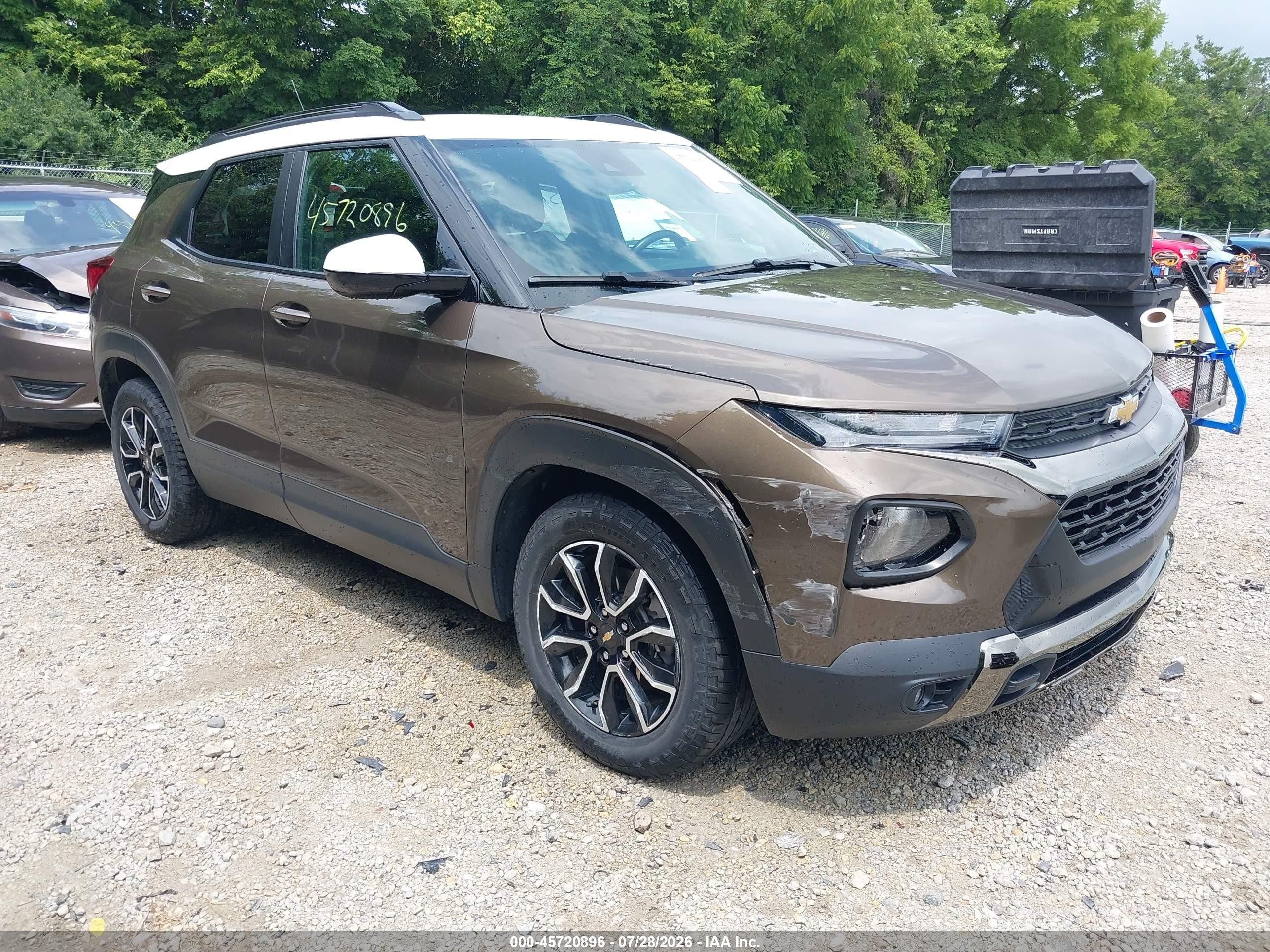 2021 Chevrolet TrailBlazer ACTIV, VIN KL79MVSL6MB163369 — Side