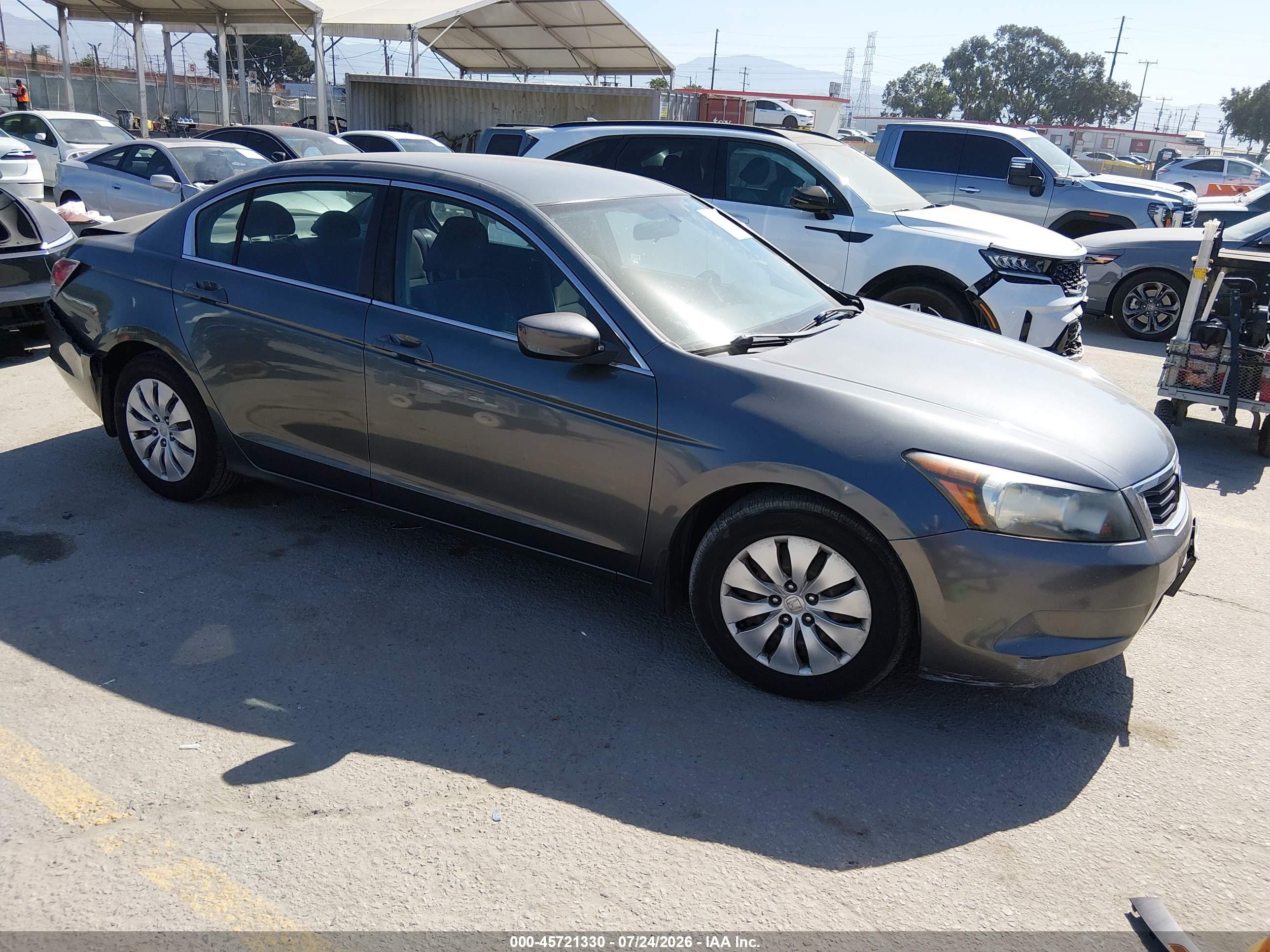 2010 Honda Accord LX, VIN 1HGCP2F39AA046607 — Rear end