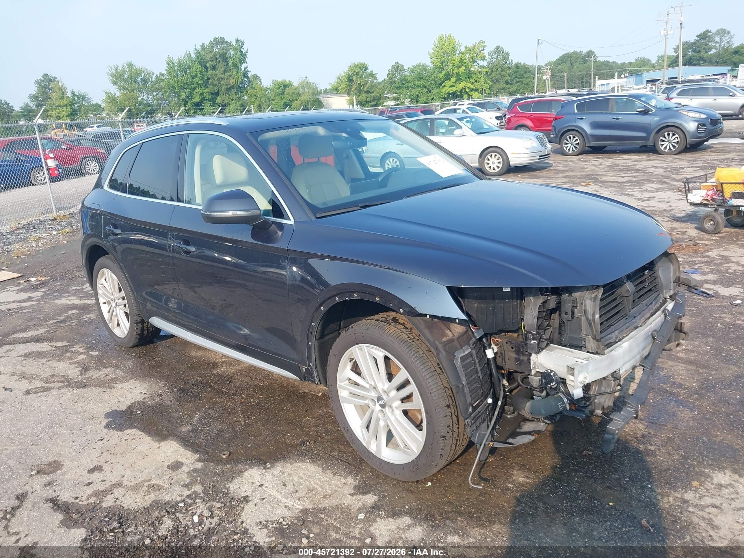 2018 Audi Q5 Premium Plus, VIN WA1BNAFYXJ2139257 — Front end