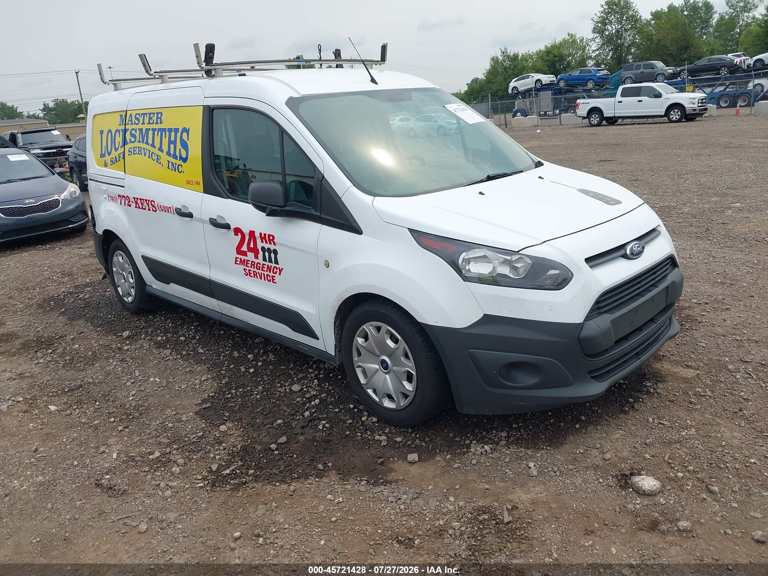 2016 Ford Transit Connect XL, VIN NM0LS7E79G1259299 — Rear end