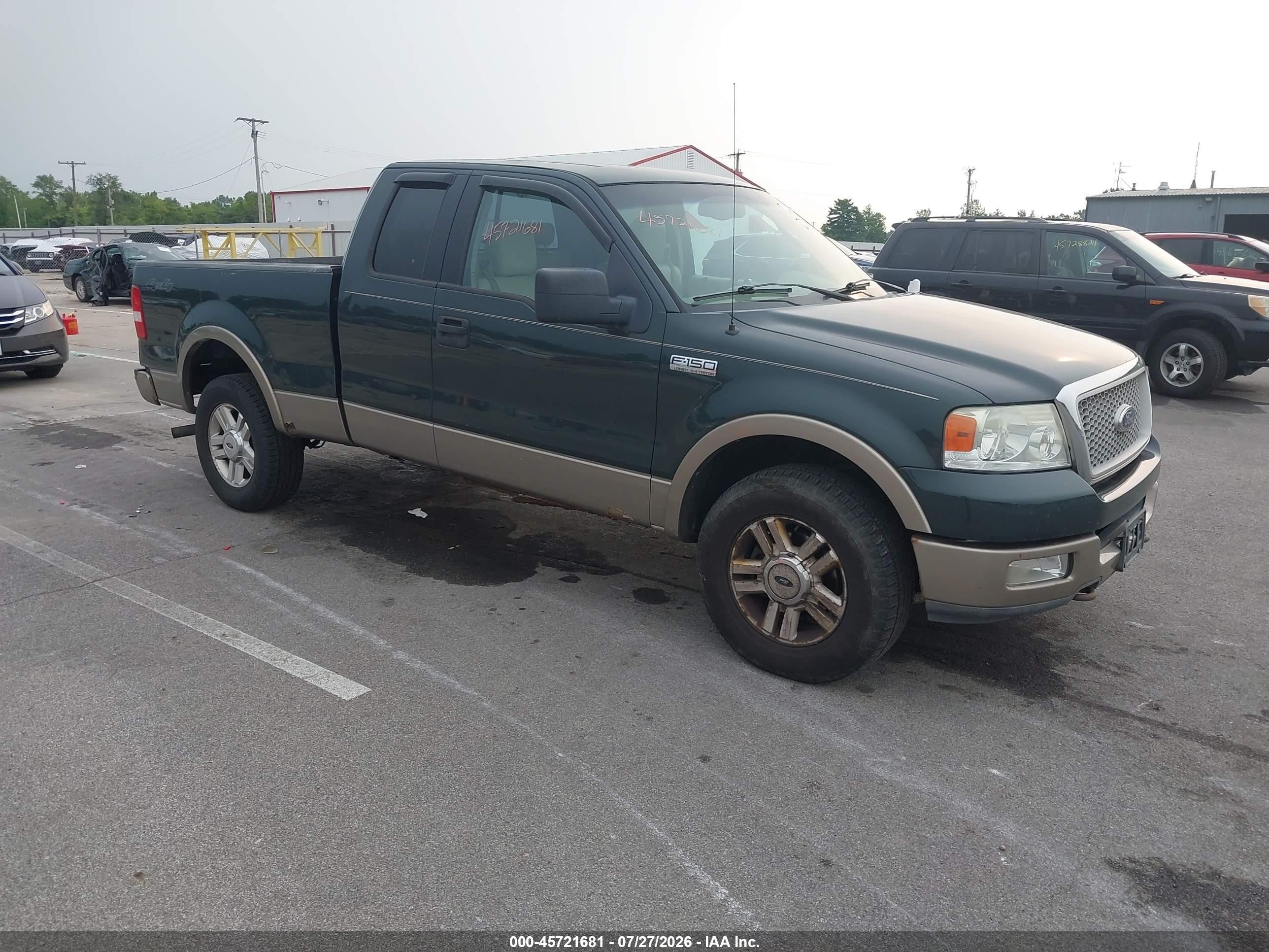 2004 Ford F-150 XLT, VIN 1FTPX14524NB92911 — Side