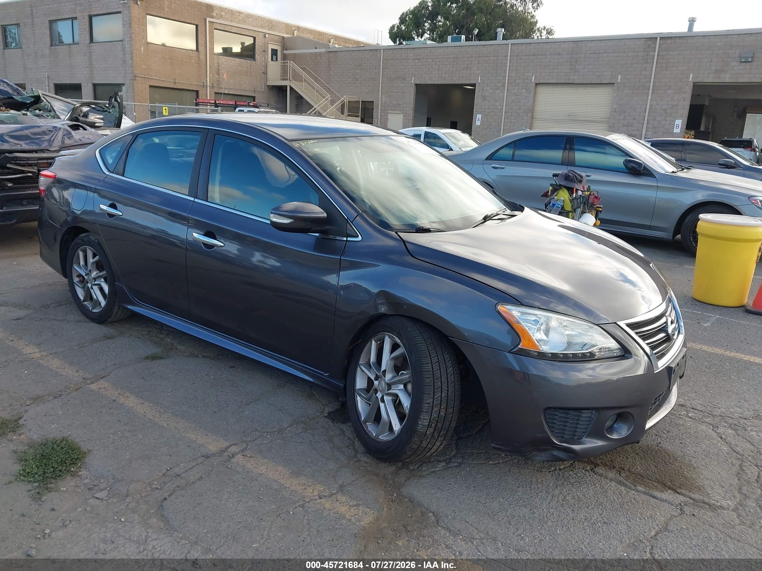 2015 Nissan Sentra SV, VIN 3N1AB7AP2FY225847 — Side