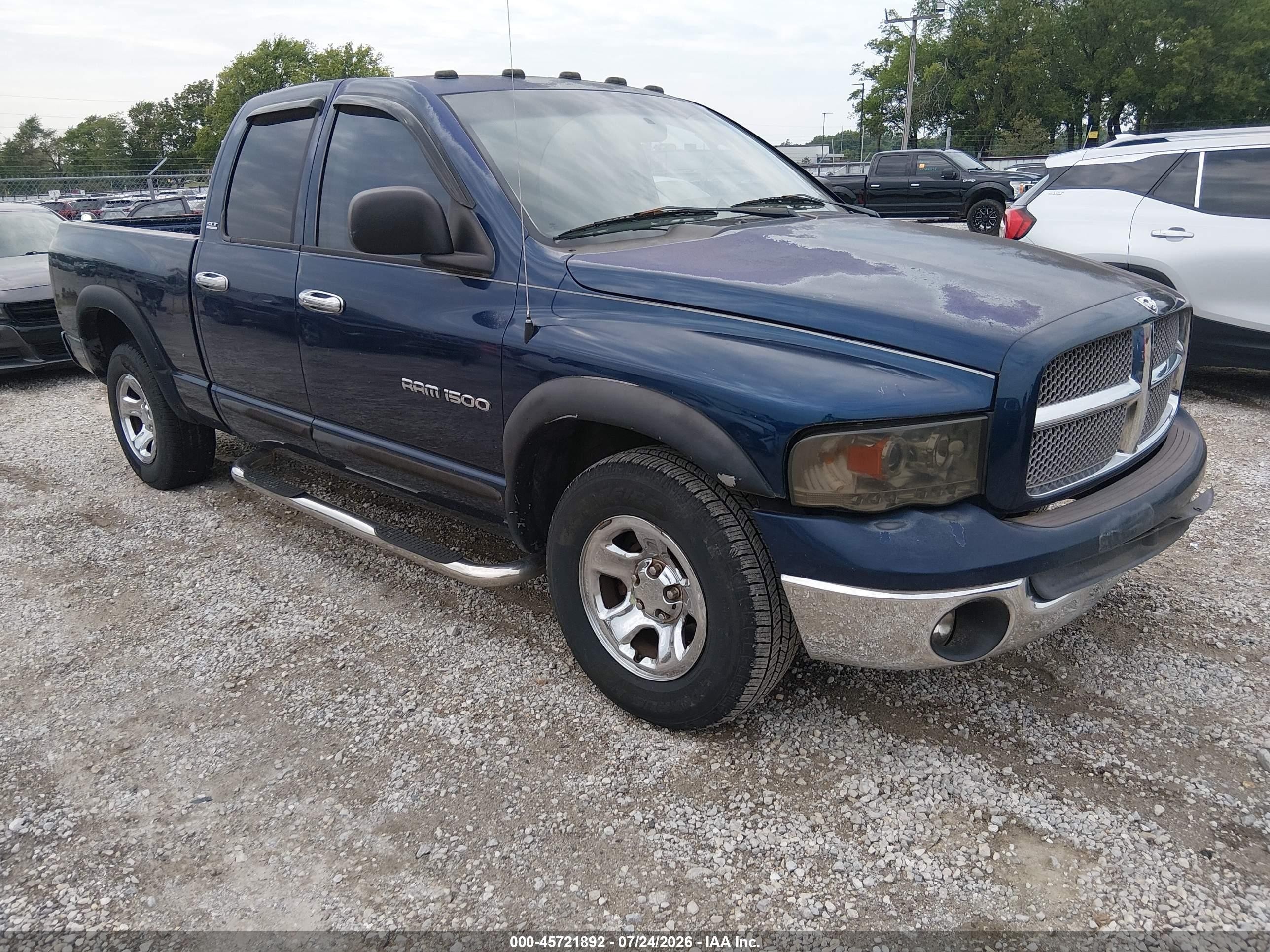 2002 Dodge 1500, VIN 3B7HA18N32G101294 — Обычный износ