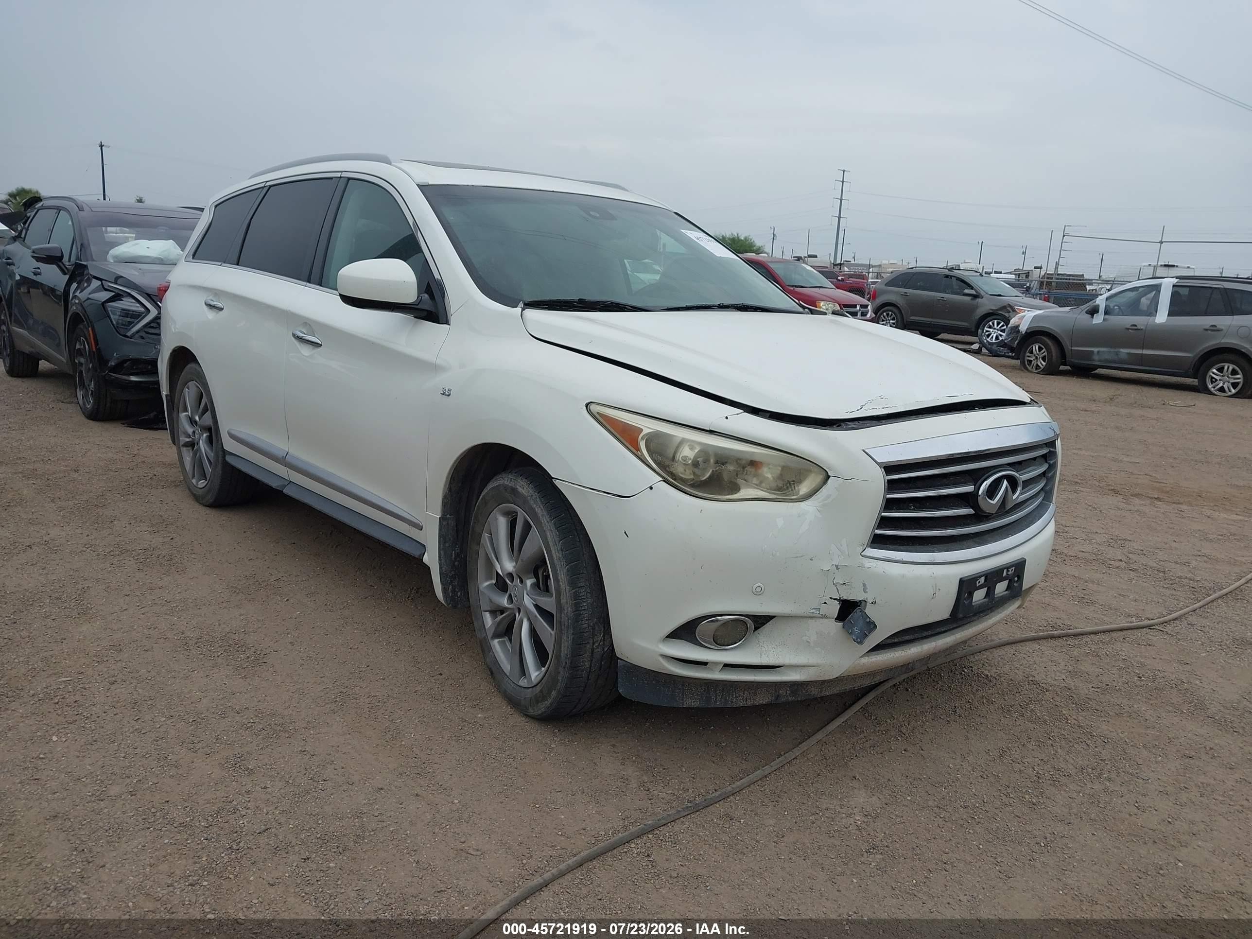 2015 Infiniti QX60, VIN 5N1AL0MM3FC526845 — Front end
