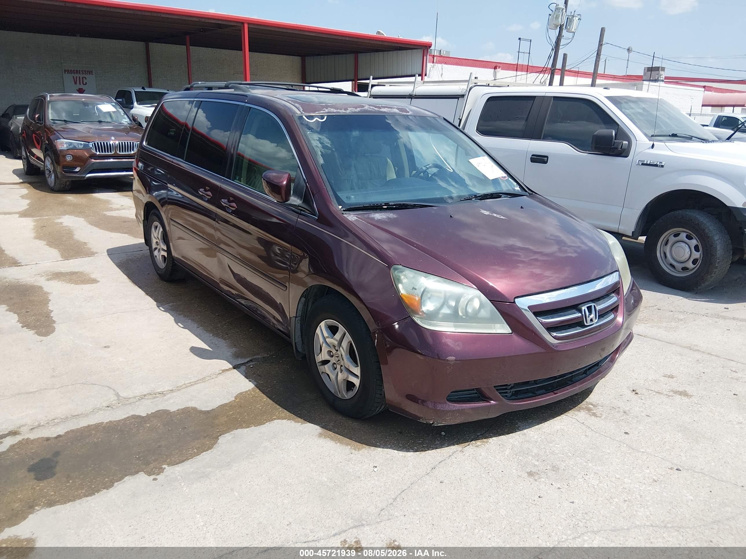 2007 Honda Odyssey EX-L, VIN 5FNRL38787B140505 — Normal wear