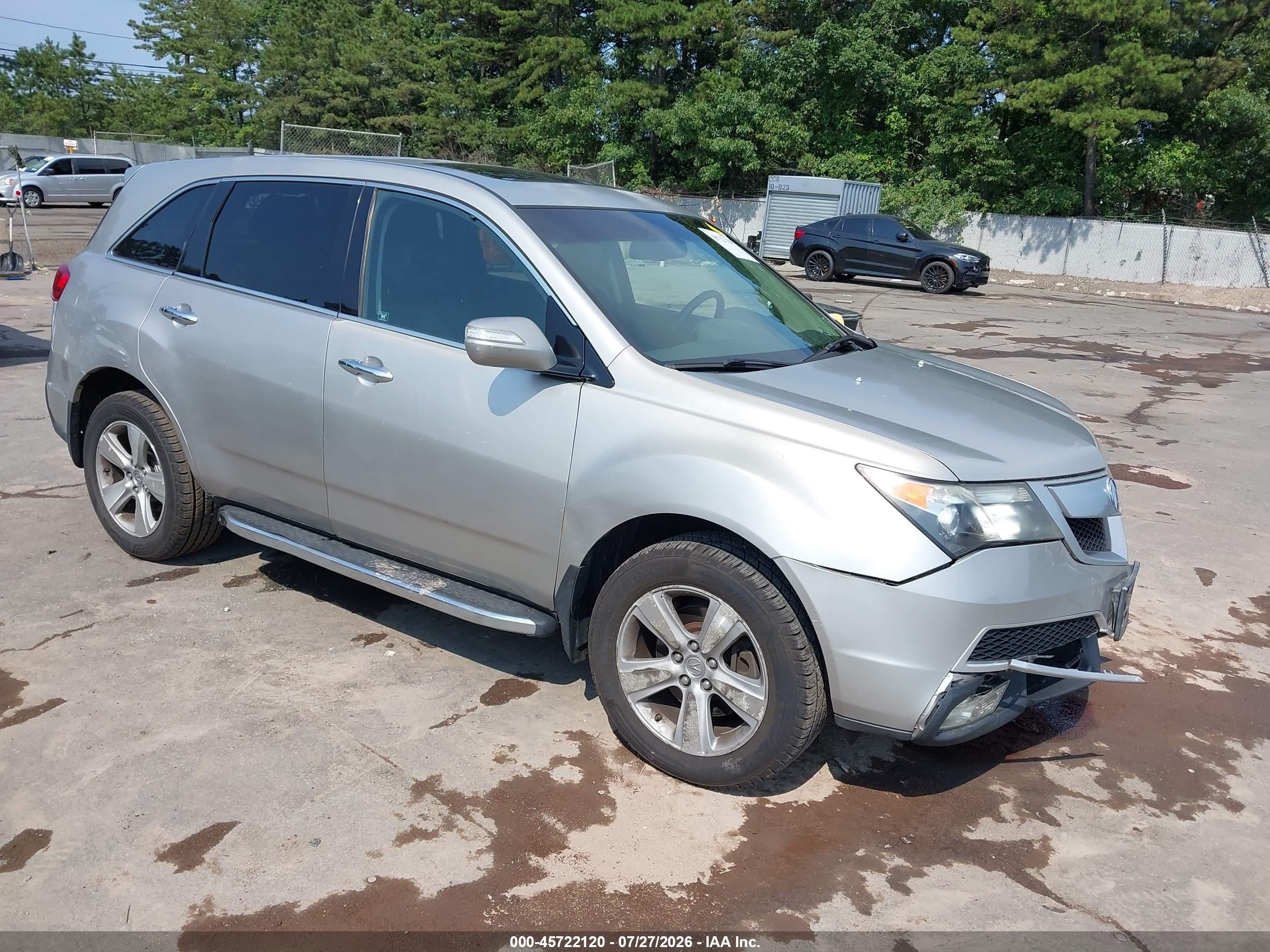2010 Acura MDX Technology, VIN 2HNYD2H6XAH501934 — Перед