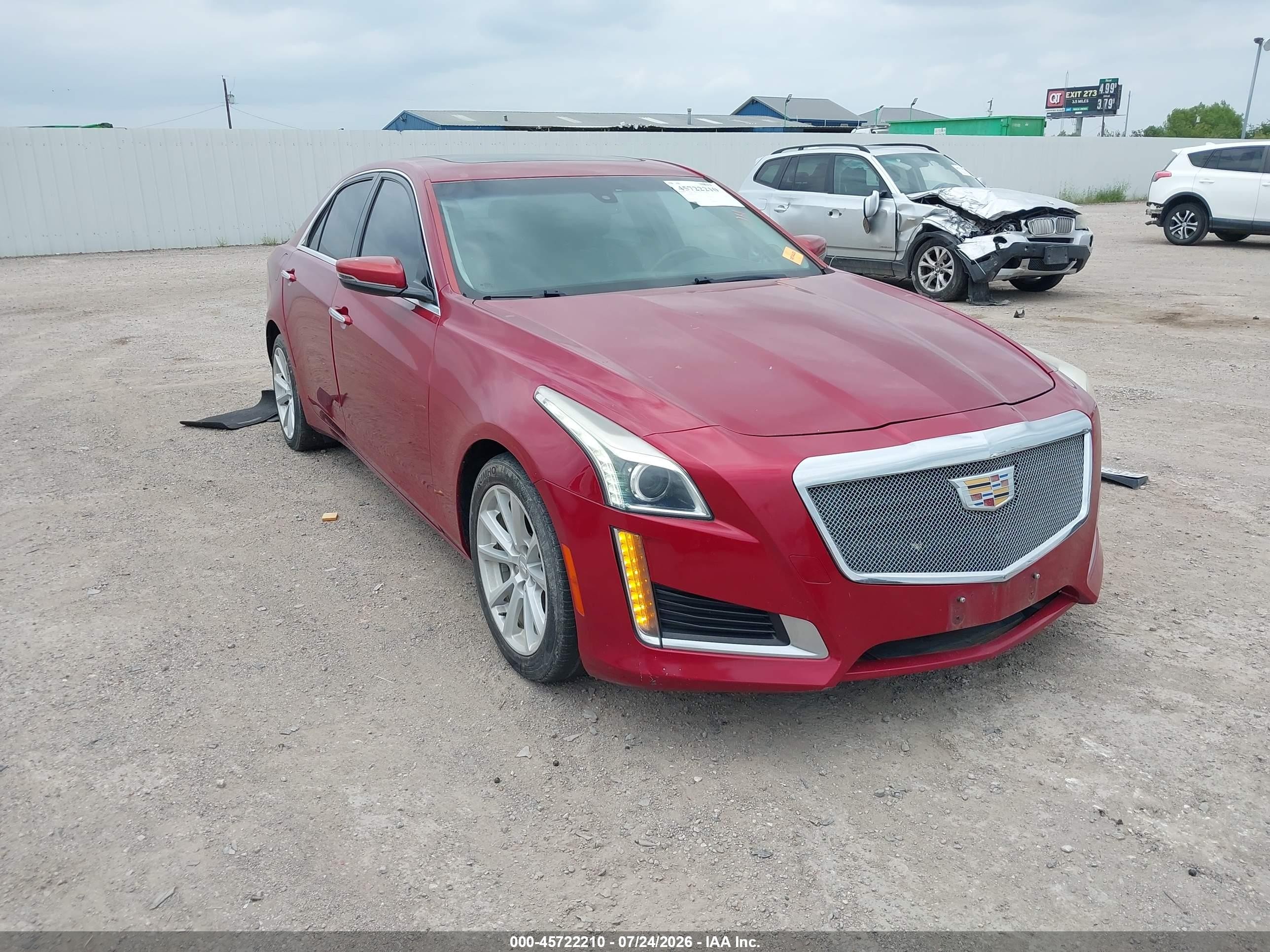 2015 Cadillac CTS RWD, VIN 1G6AP5SX9F0136985 — Normal wear