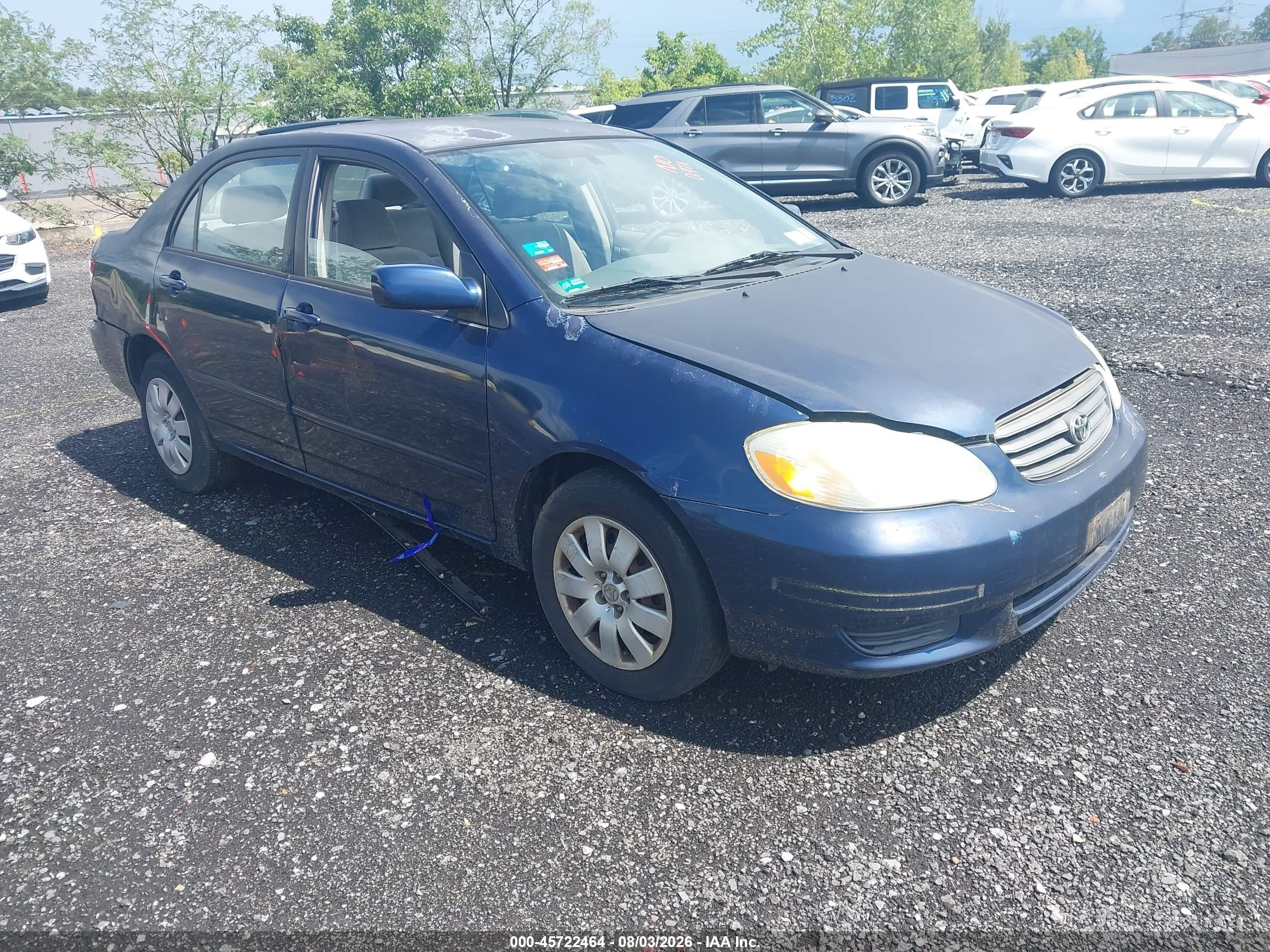 2003 Toyota Corolla CE, VIN 2T1BR32E33C010394 — Normal wear