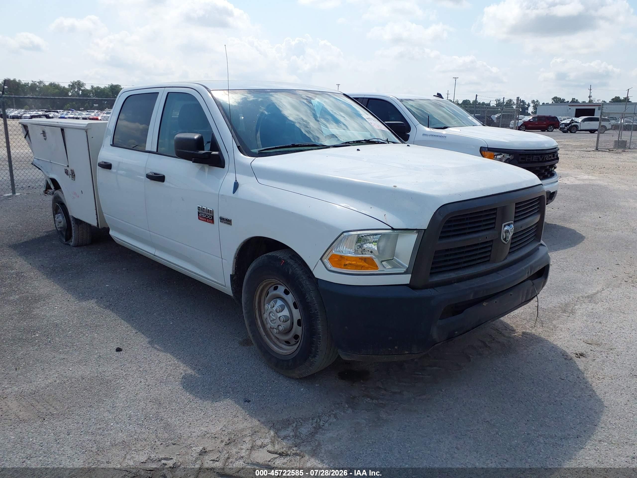 2012 Ram 2500 ST, VIN 3C6TD4HT9CG204682 — Зад