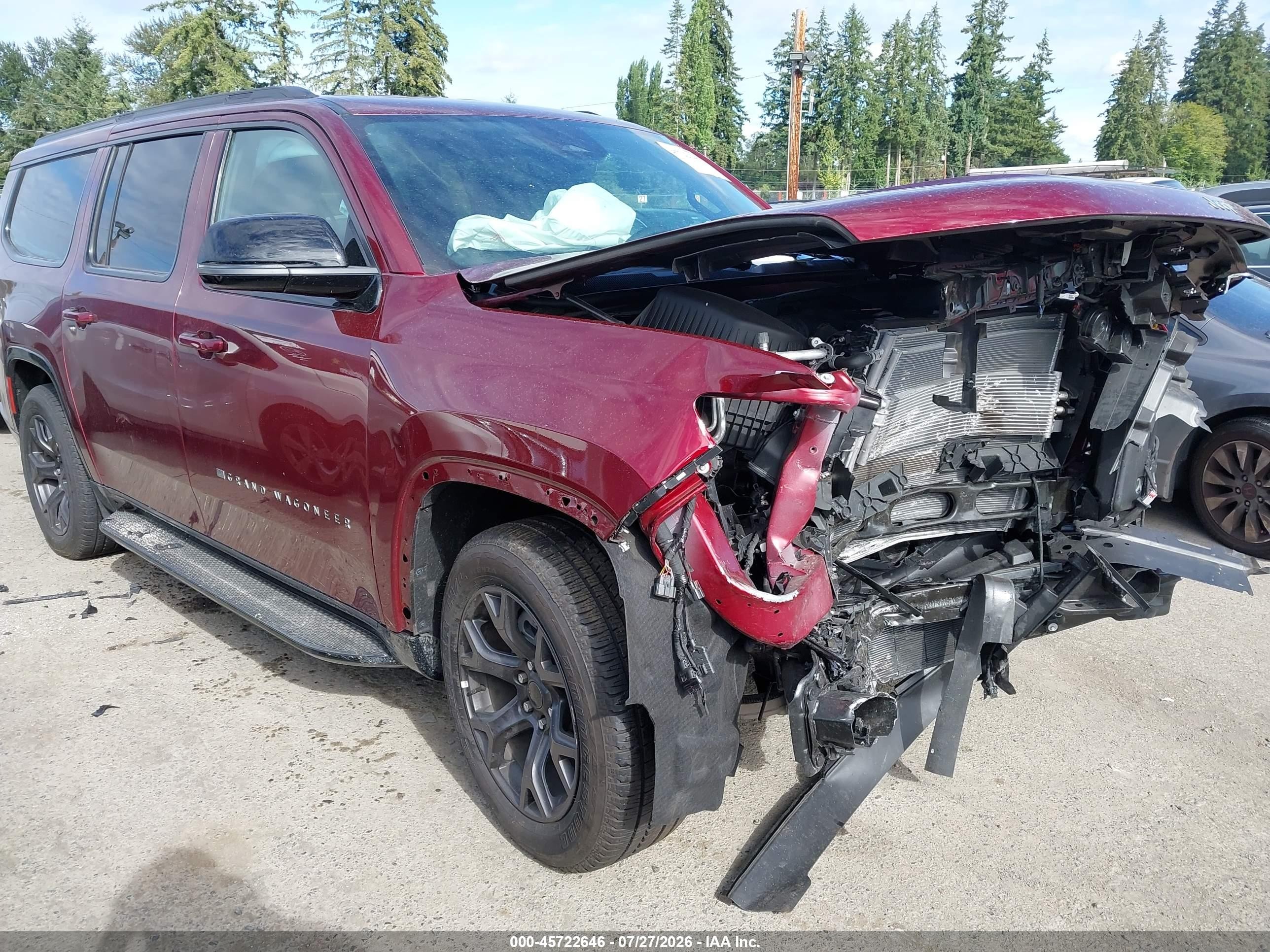 2026 Jeep Grand Wagoneer Limited Altitude, VIN 1C4SJSBP1TS163020 — Front end