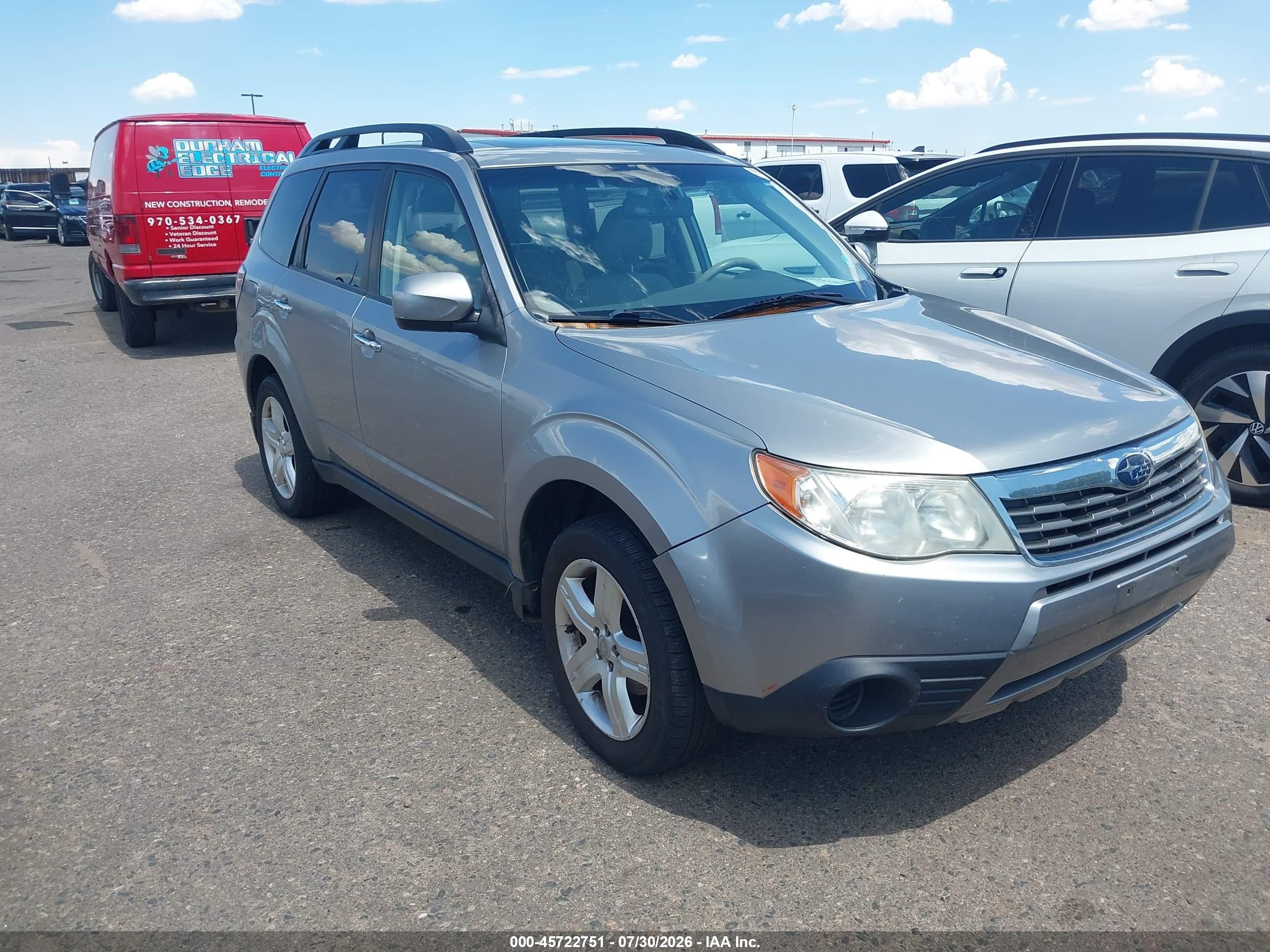 2009 Subaru Forester X, VIN JF2SH63629G746346 — Обычный износ