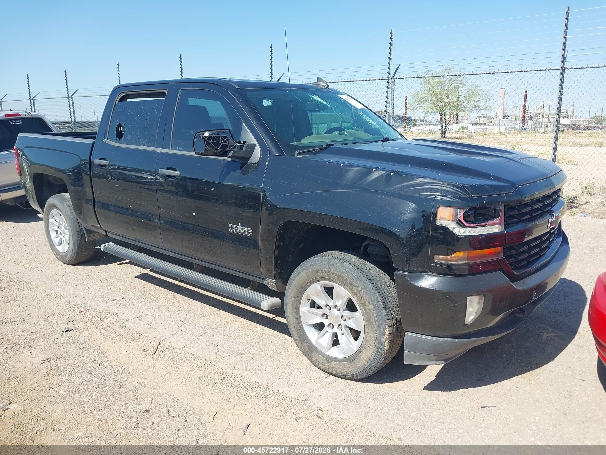 2018 Chevrolet Silverado 1500 Custom, VIN 3GCPCPECXJG386635 — Theft recovery