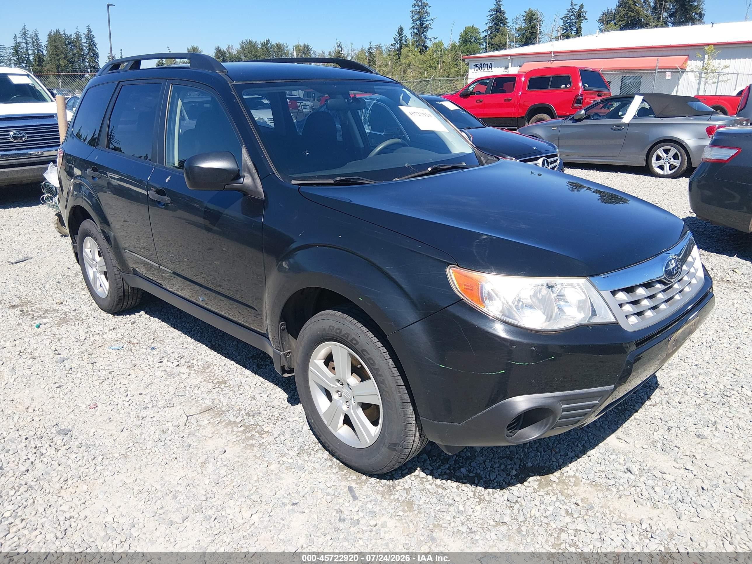 2013 Subaru Forester X, VIN JF2SHABC3DG430361 — Rear end