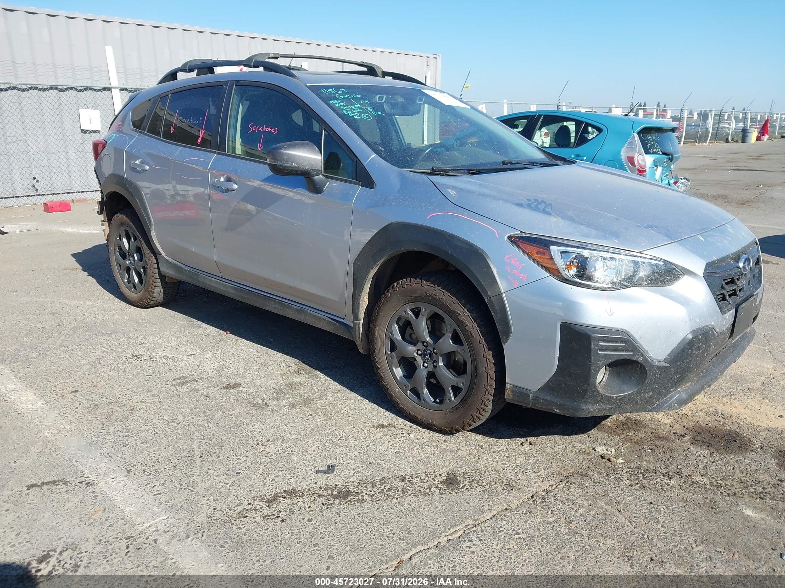 2021 Subaru Crosstrek Special Sports, VIN JF2GTHSC4MH283314 — Rear end