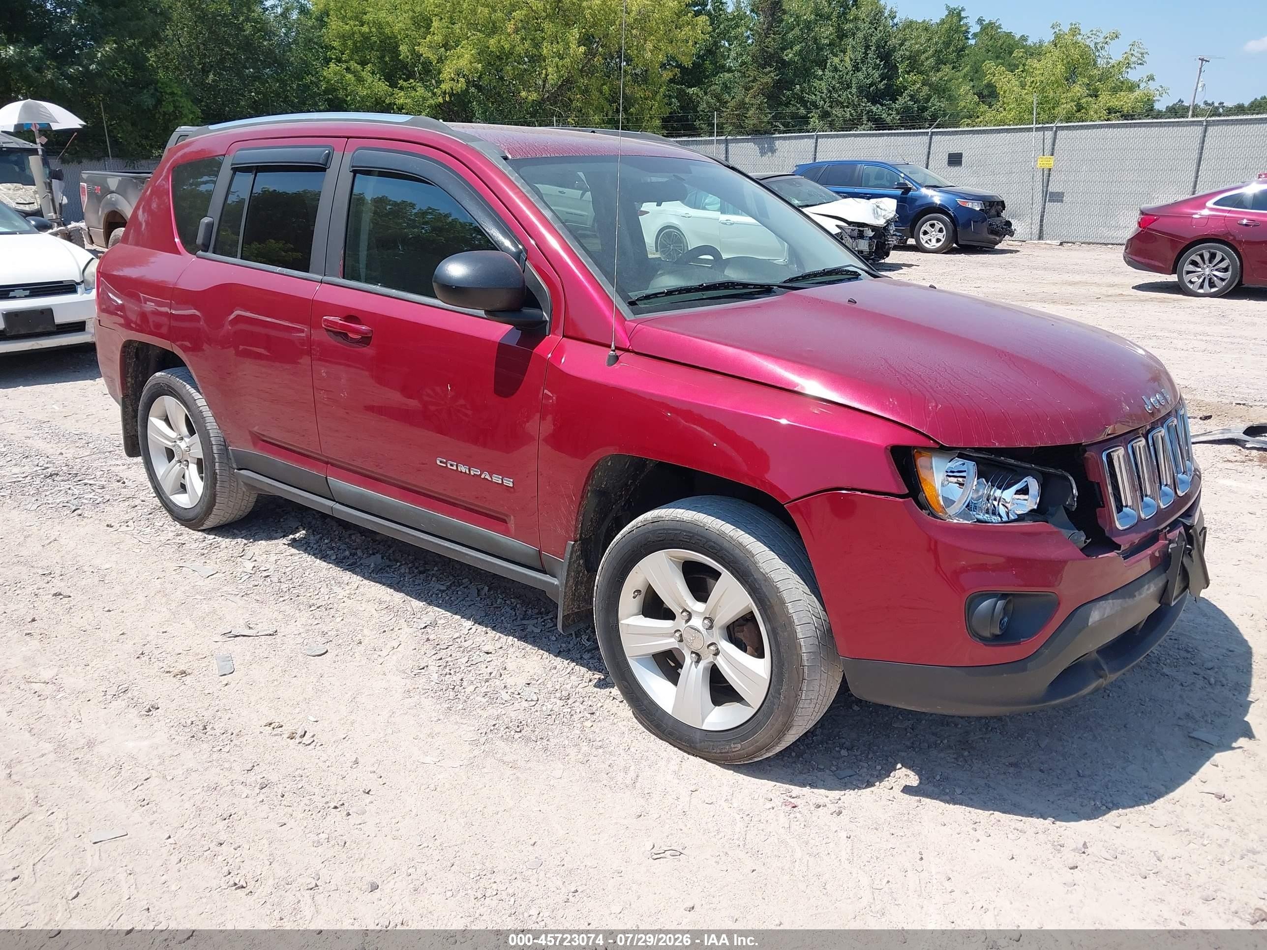 2012 Jeep Compass Sport, VIN 1C4NJDBBXCD524844 — All over