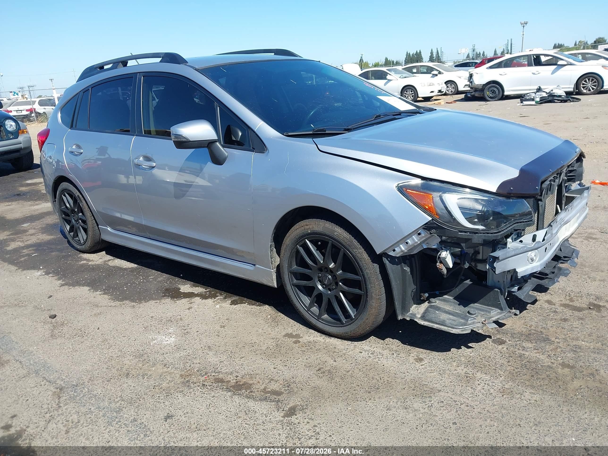 2015 Subaru Impreza Special Sports Premium, VIN JF1GPAT61F8250895 — Front end
