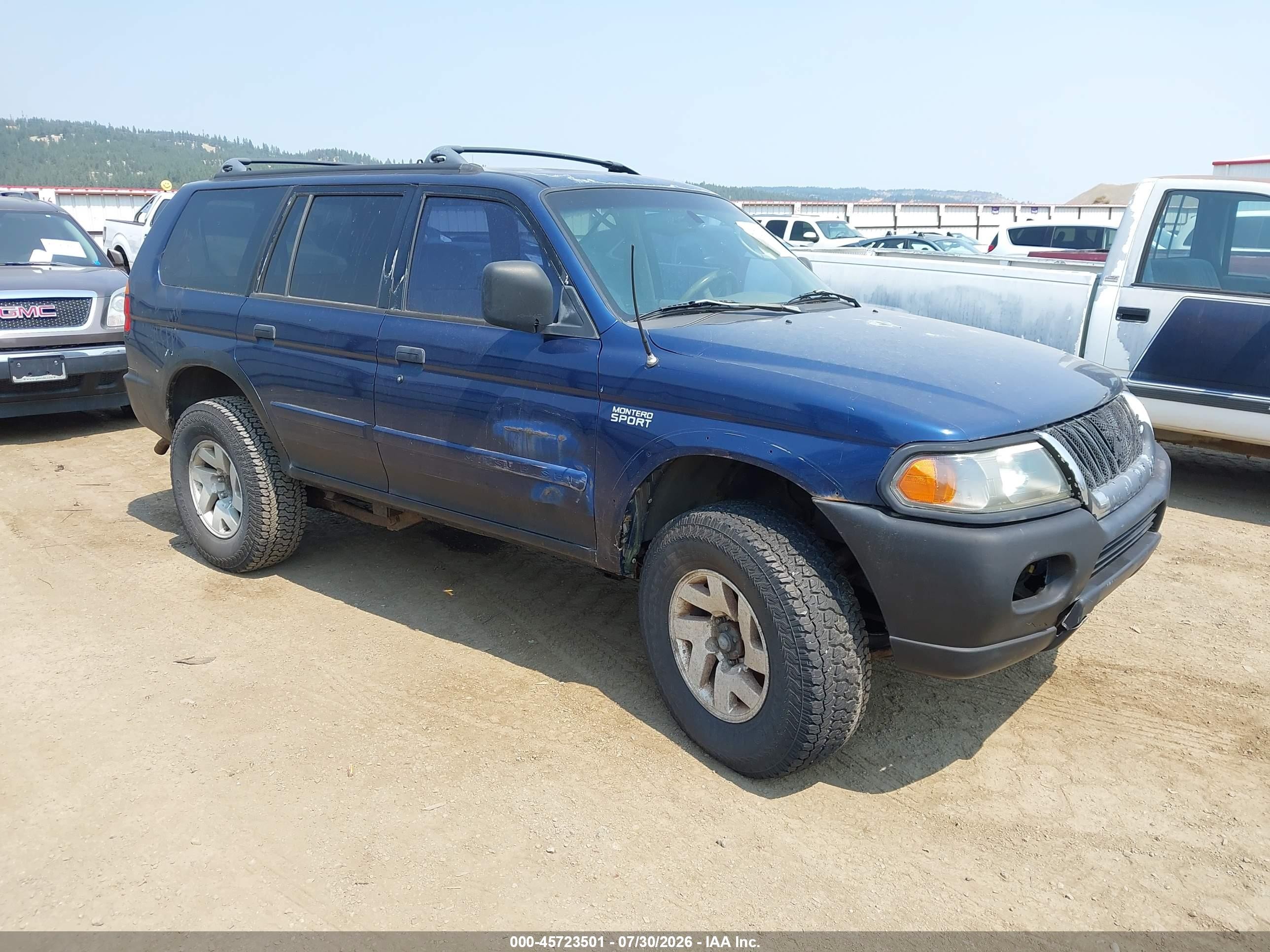 2000 Mitsubishi Montero Sport LS, VIN JA4MT31H7YP811676 — Normal wear