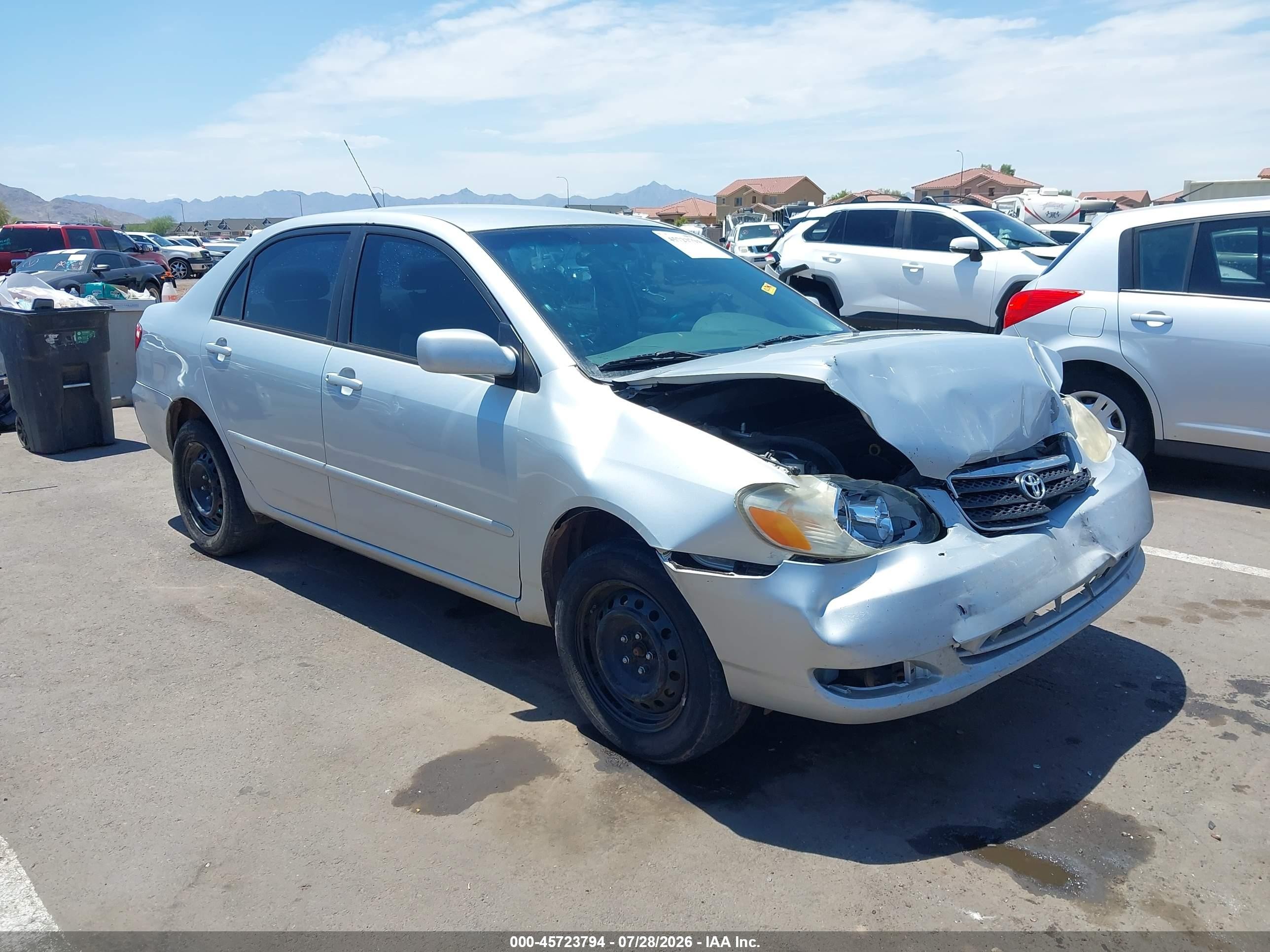 2006 Toyota Corolla CE, VIN 2T1BR32E66C559074 — Front end