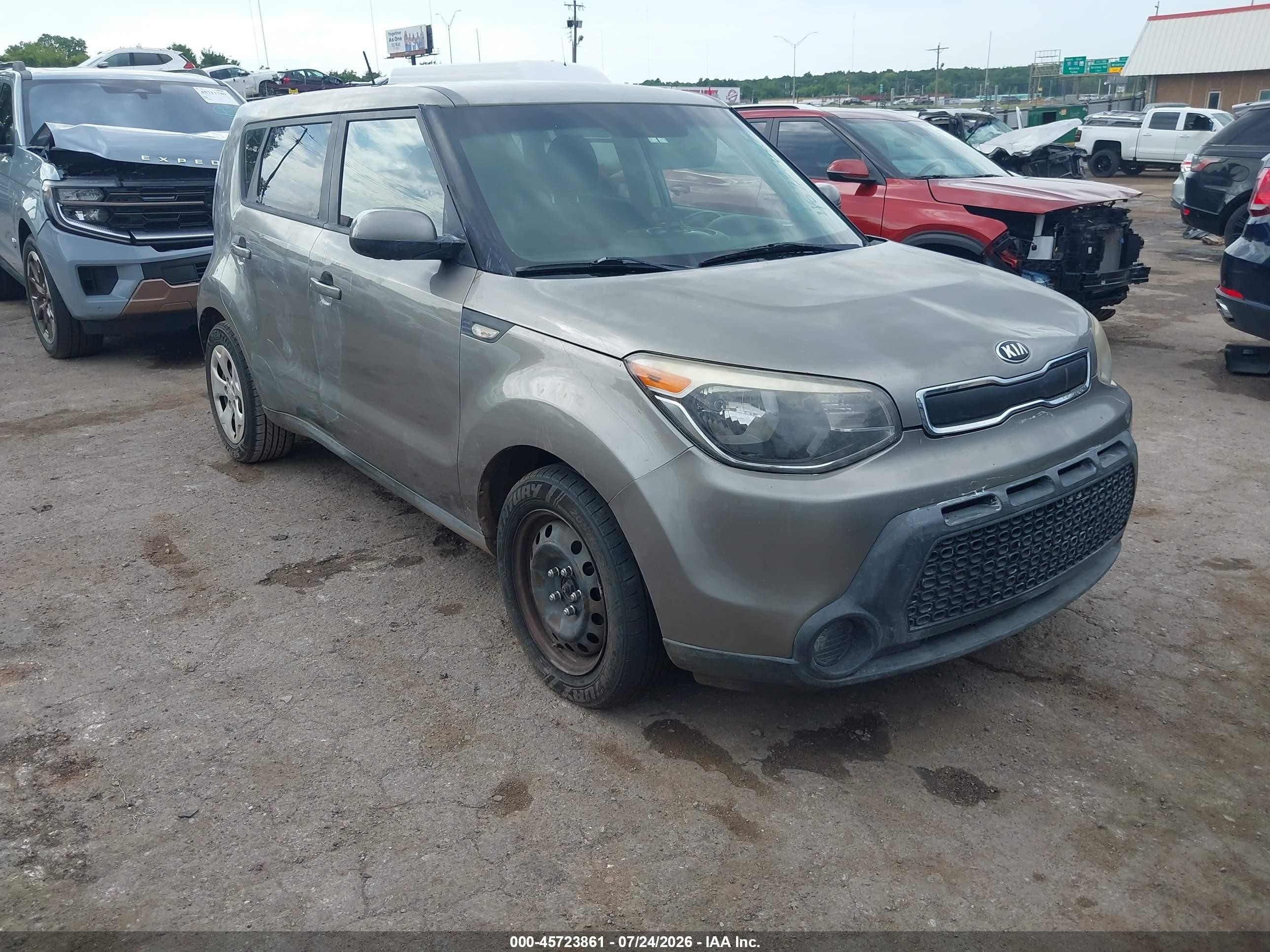 2014 Kia Soul, VIN KNDJN2A26E7043631 — Normal wear