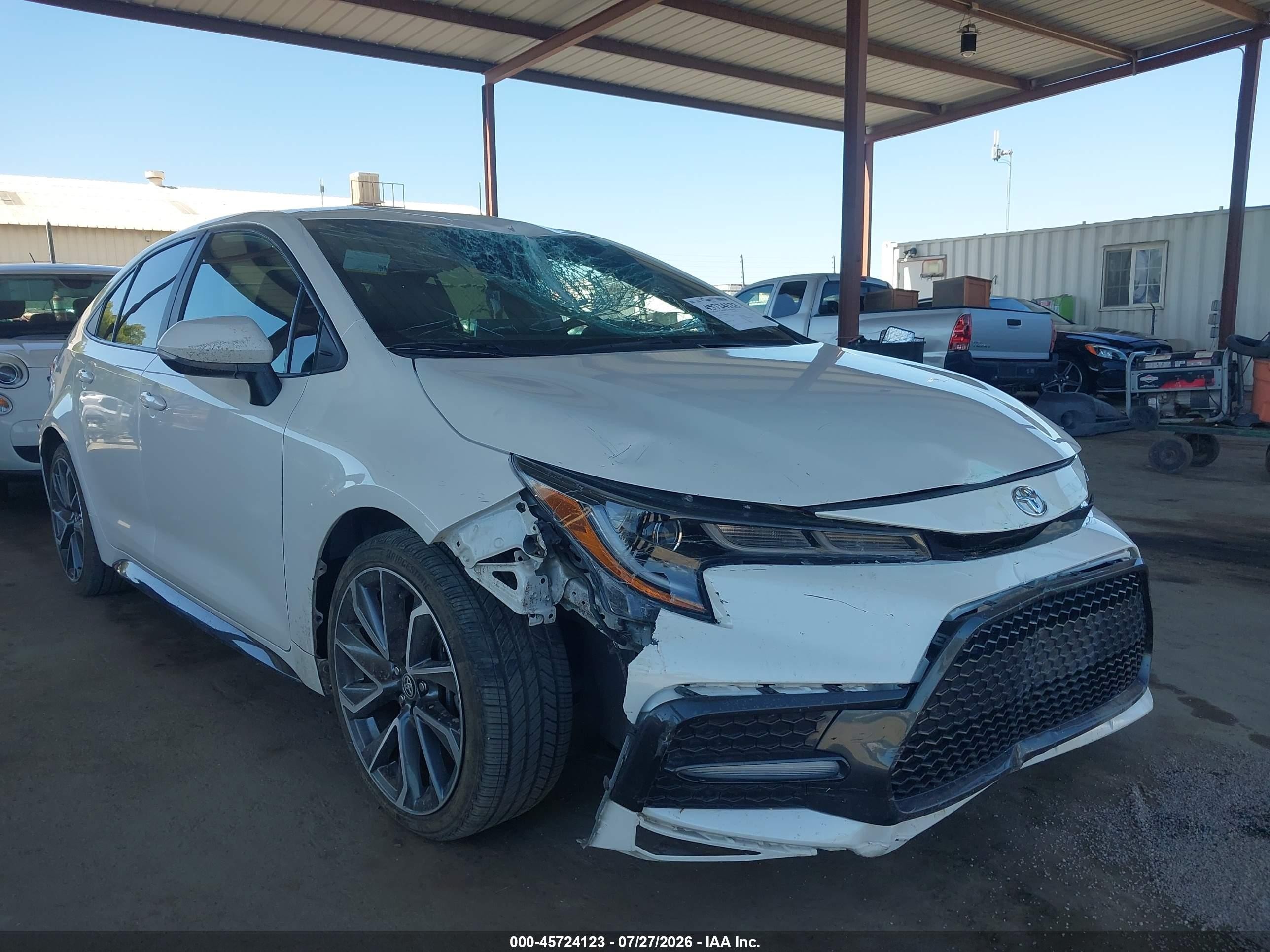 2021 Toyota Corolla Apex SE, VIN 5YFS4MCEXMP064828 — Front end