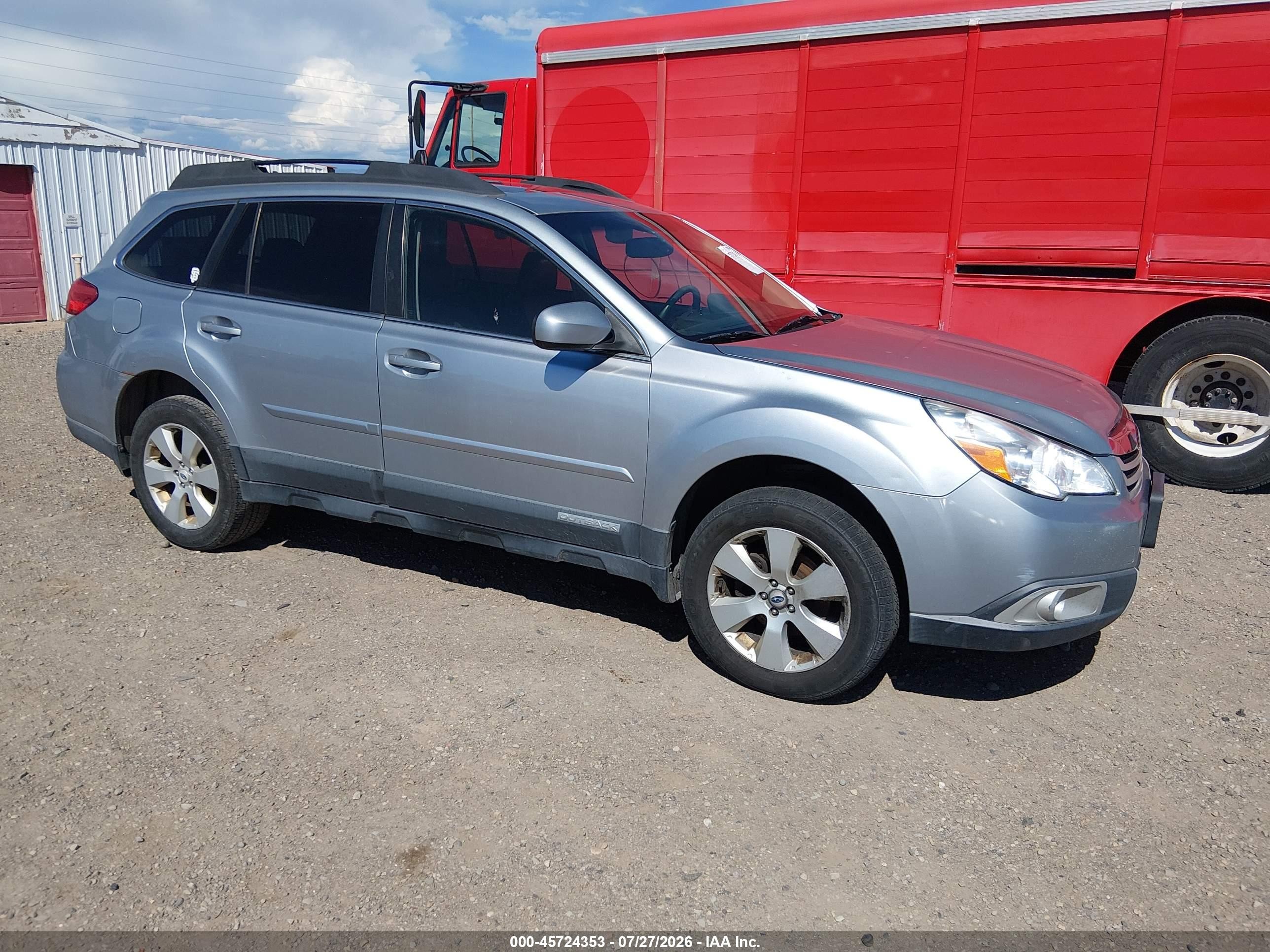 2012 Subaru Outback Limited, VIN 4S4BRBKC4C3201979 — Normal wear
