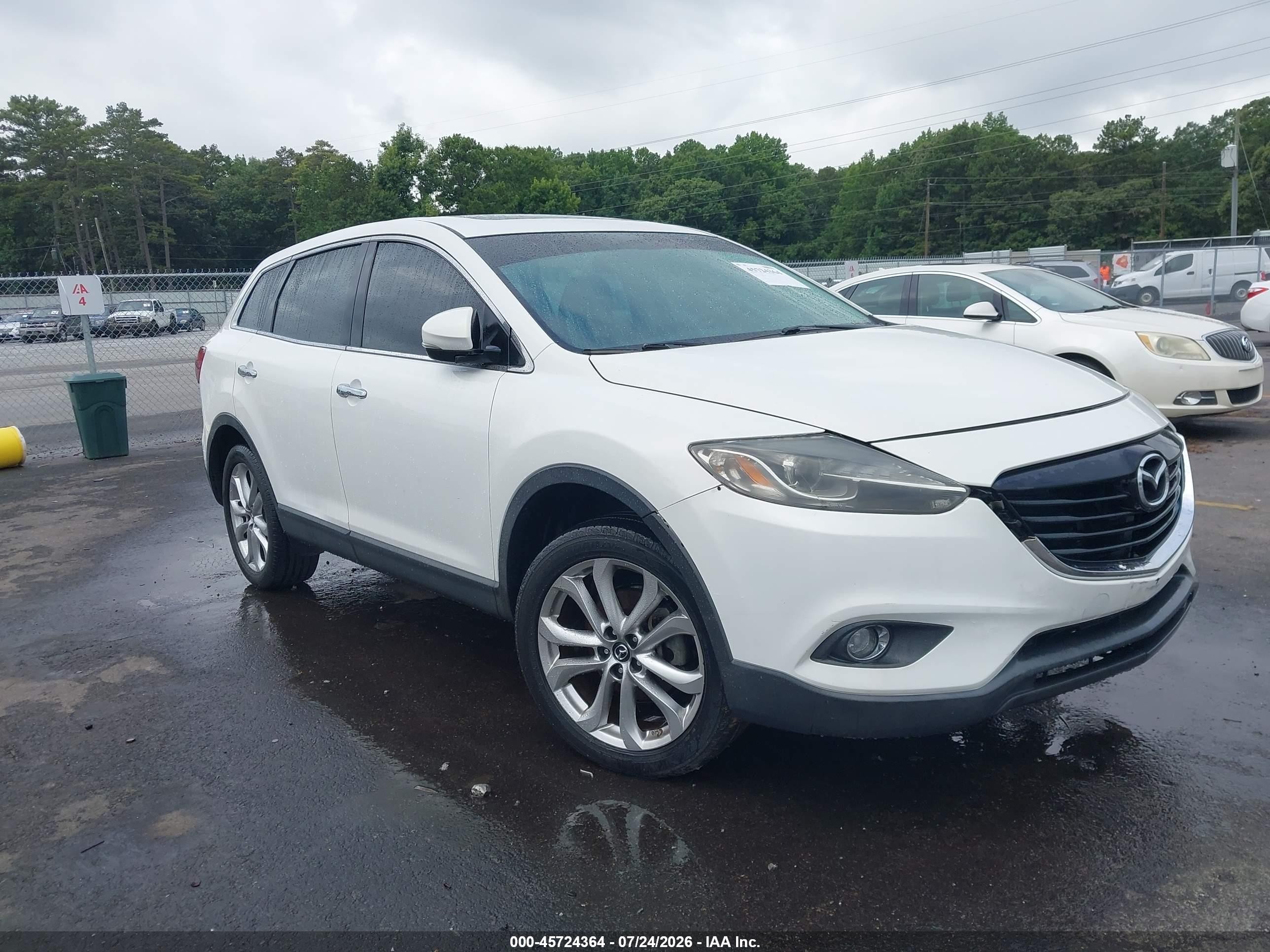 2013 Mazda CX-9 Grand Touring, VIN JM3TB2DA1D0424080 — Normal wear