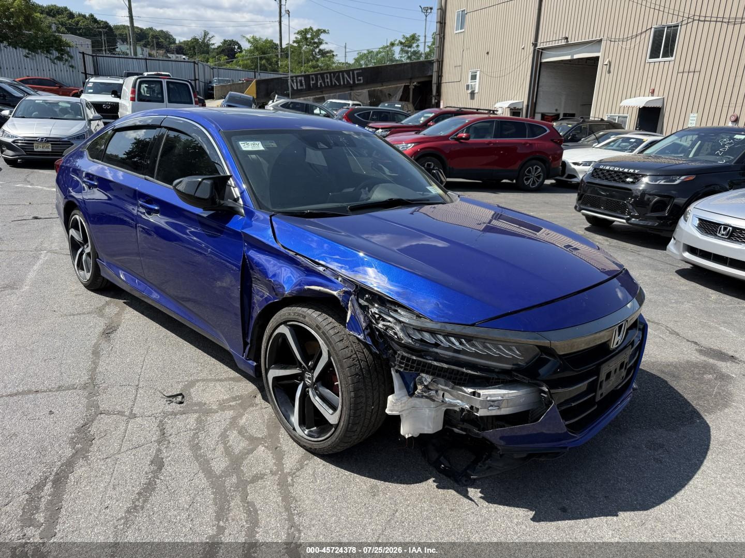 2022 Honda Accord Sport, VIN 1HGCV2F33NA007779 — Front end