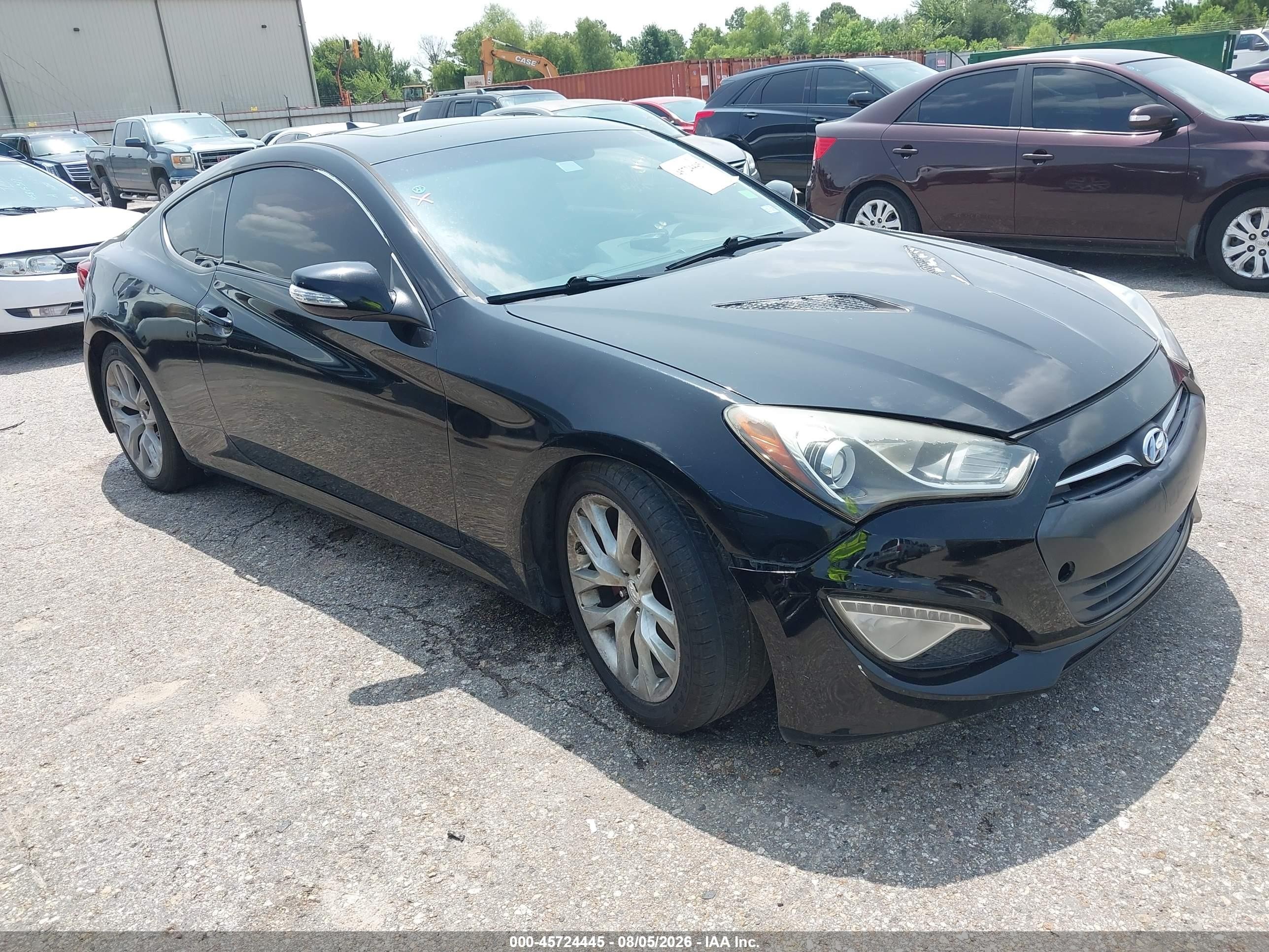 2013 Hyundai Genesis Coupe Track, VIN KMHHU6KJ1DU096814 — Normal wear