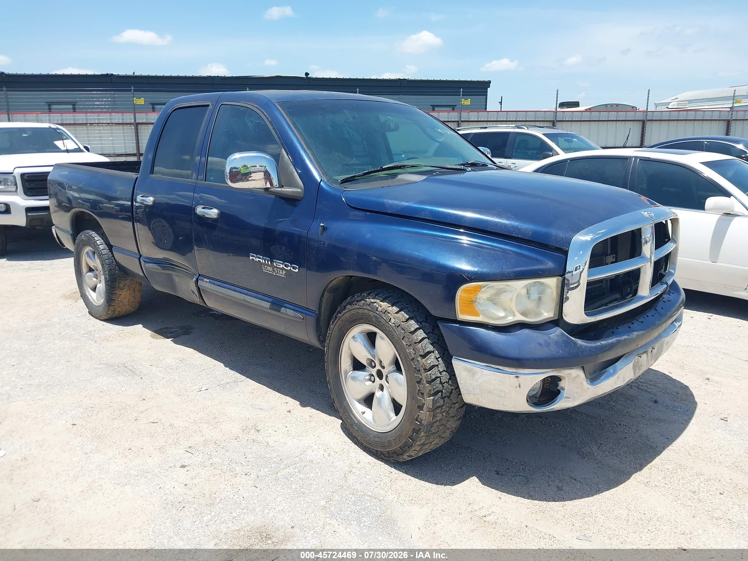 2004 Dodge 1500 SLT, VIN 1D7HA18N94S616009 — Обычный износ