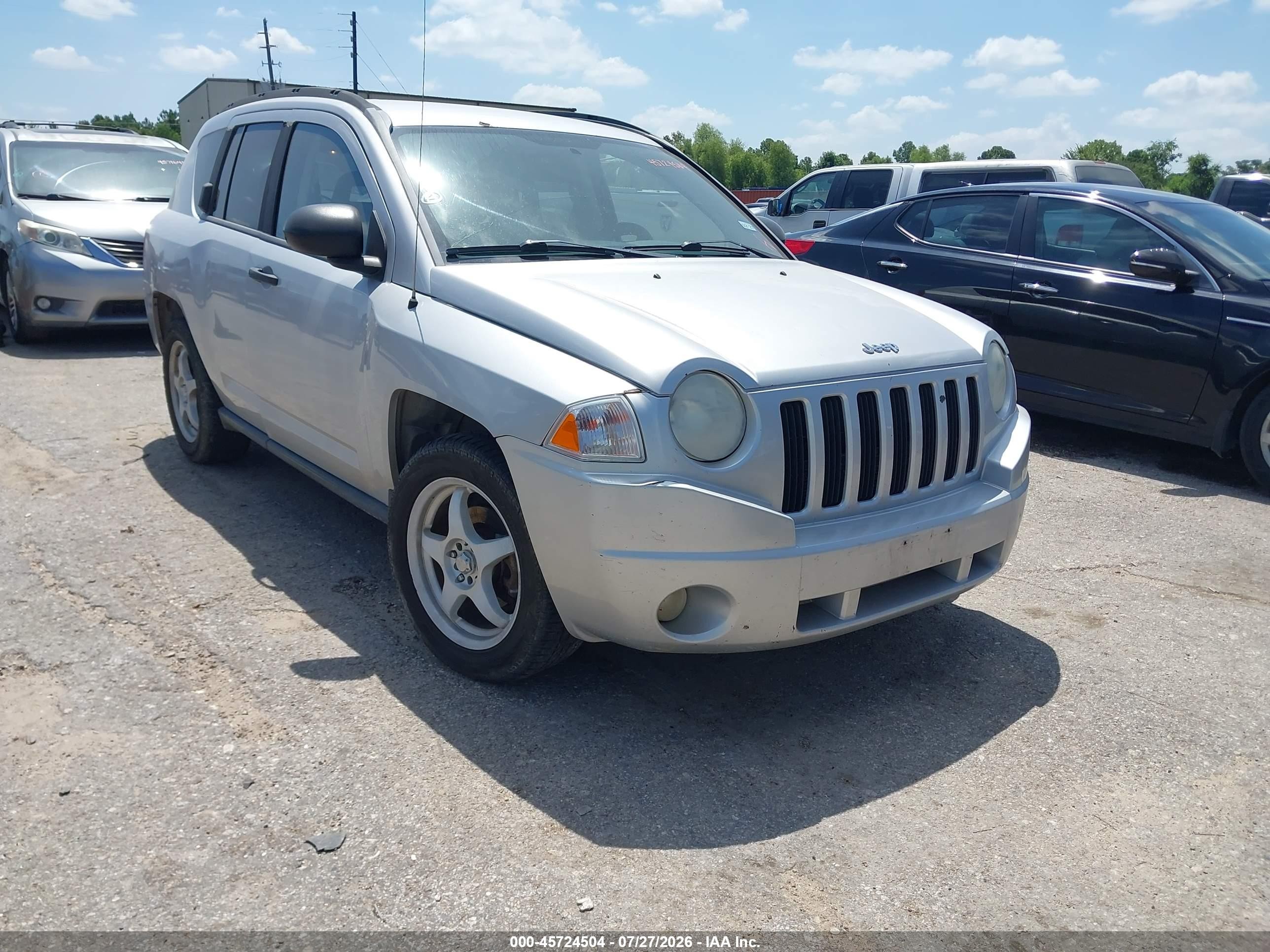 2007 Jeep Compass Sport, VIN 1J8FF47W27D205423 — Обычный износ