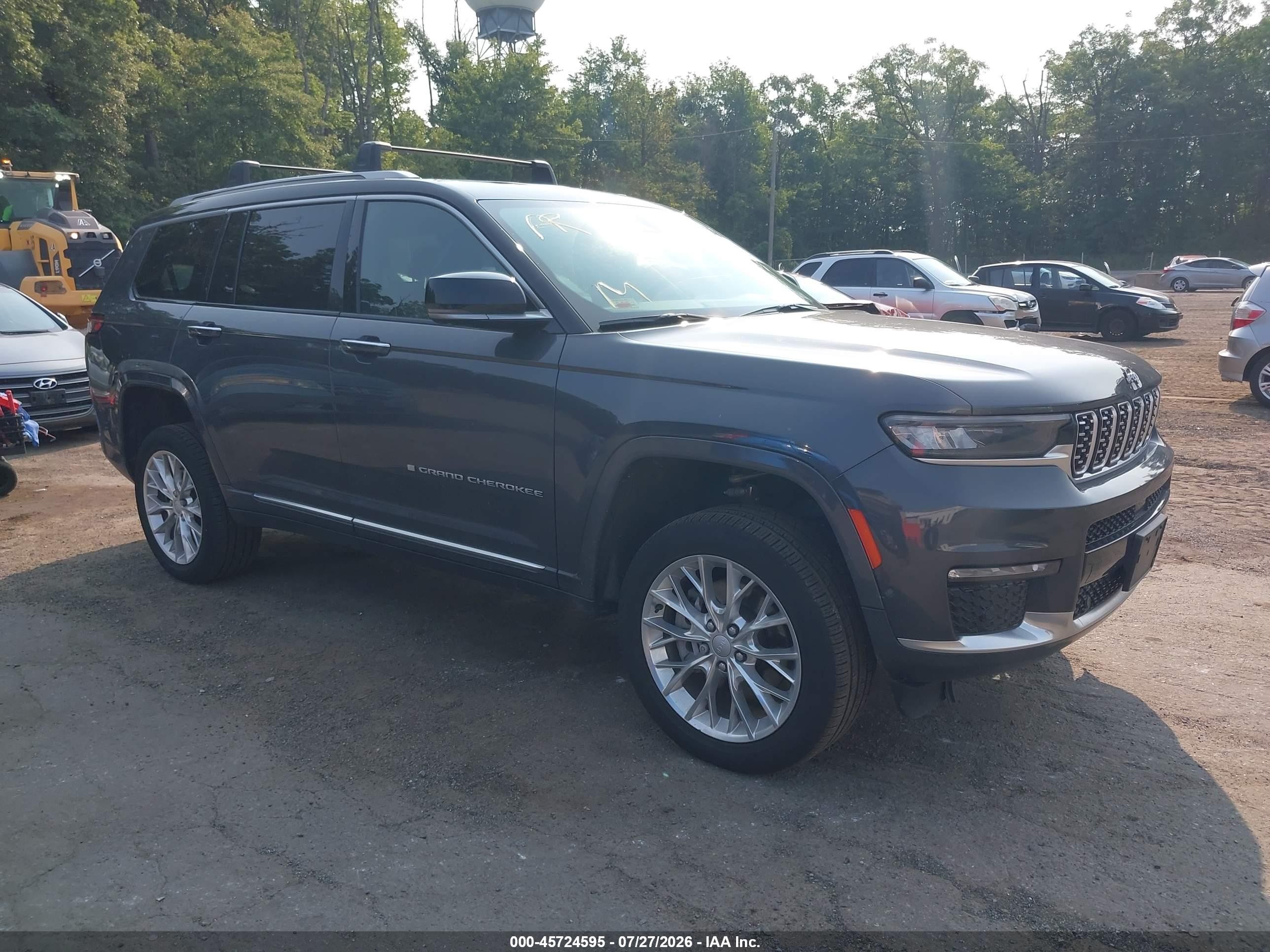 2021 Jeep Grand Cherokee Summit Reserve, VIN 1C4RJKEG0M8193473 — Fresh water flood