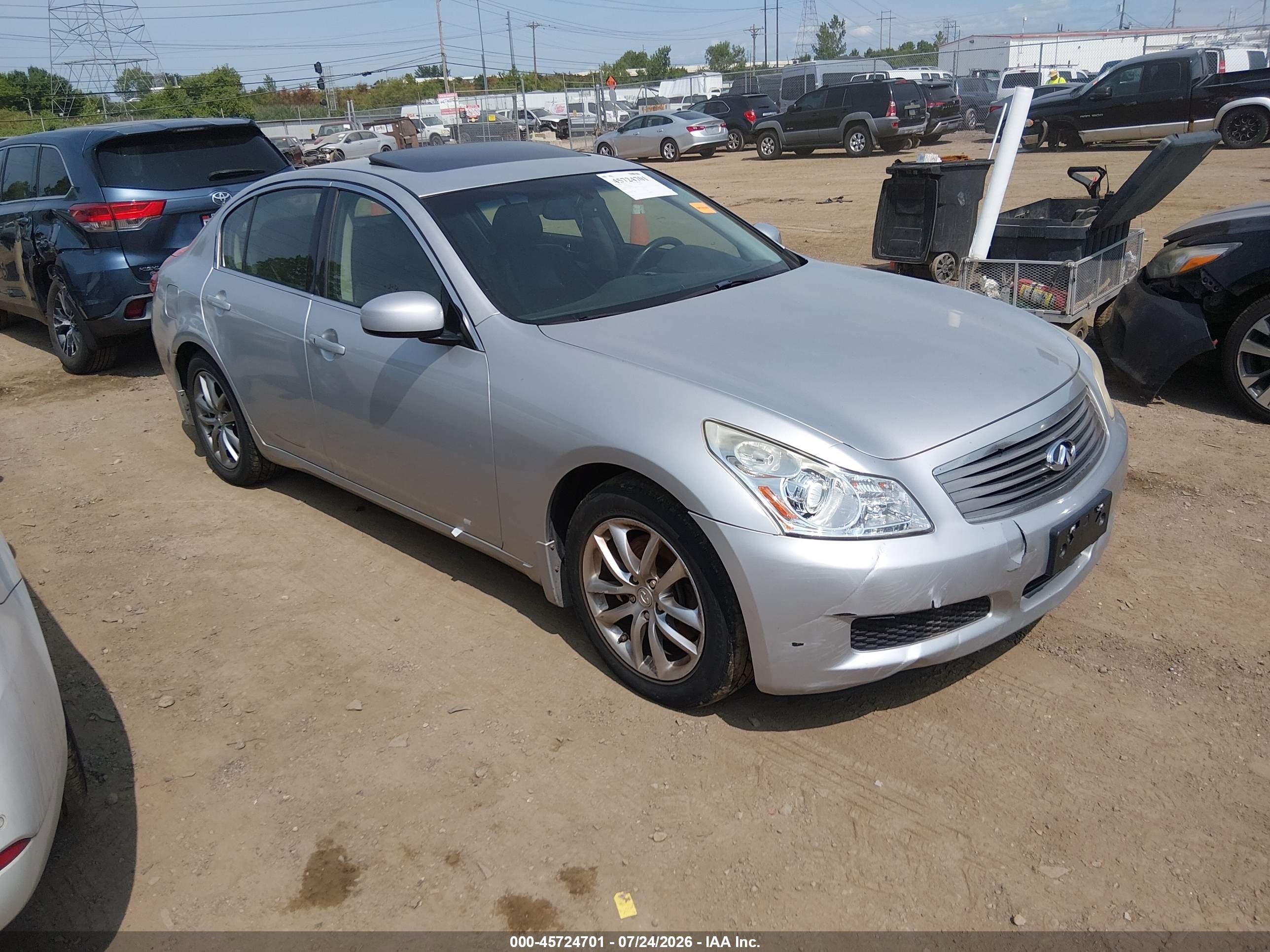 2008 Infiniti G35 x, VIN JNKBV61F78M279658 — Обычный износ