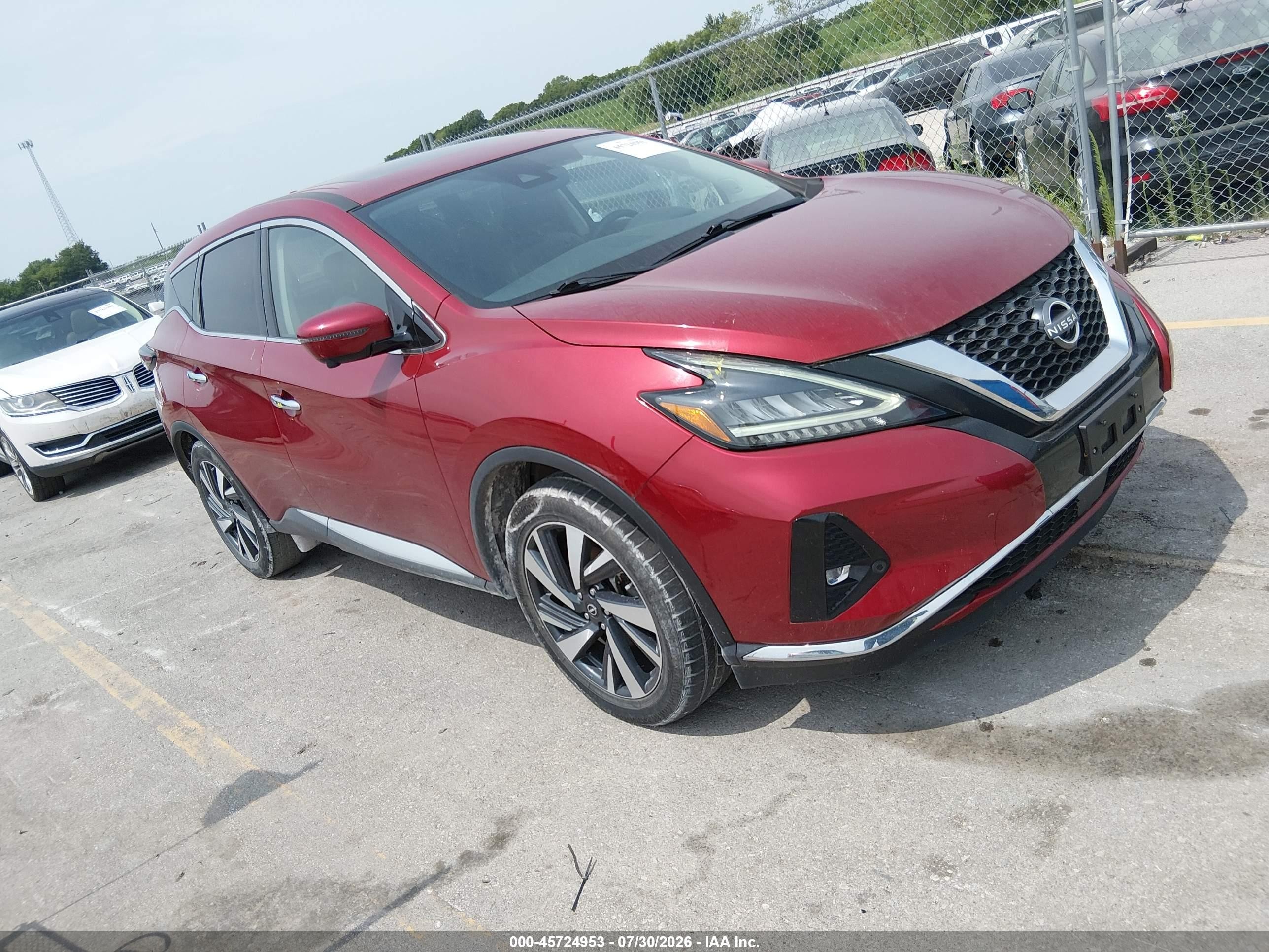 2023 Nissan Murano SL, VIN 5N1AZ2CS1PC128061 — Theft recovery